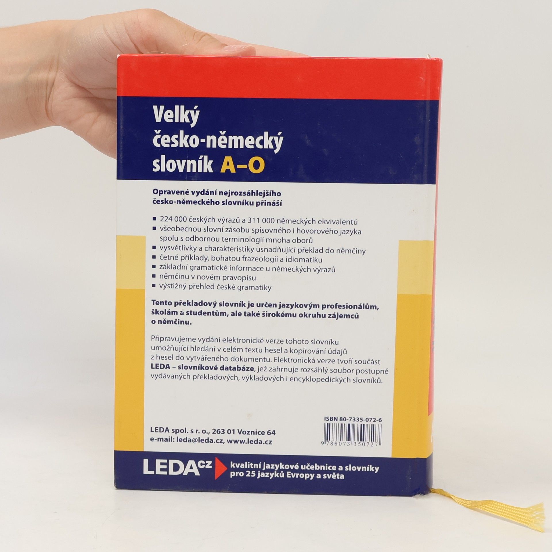 Hugo Siebenschein Velký česko-německý slovník. A-O
