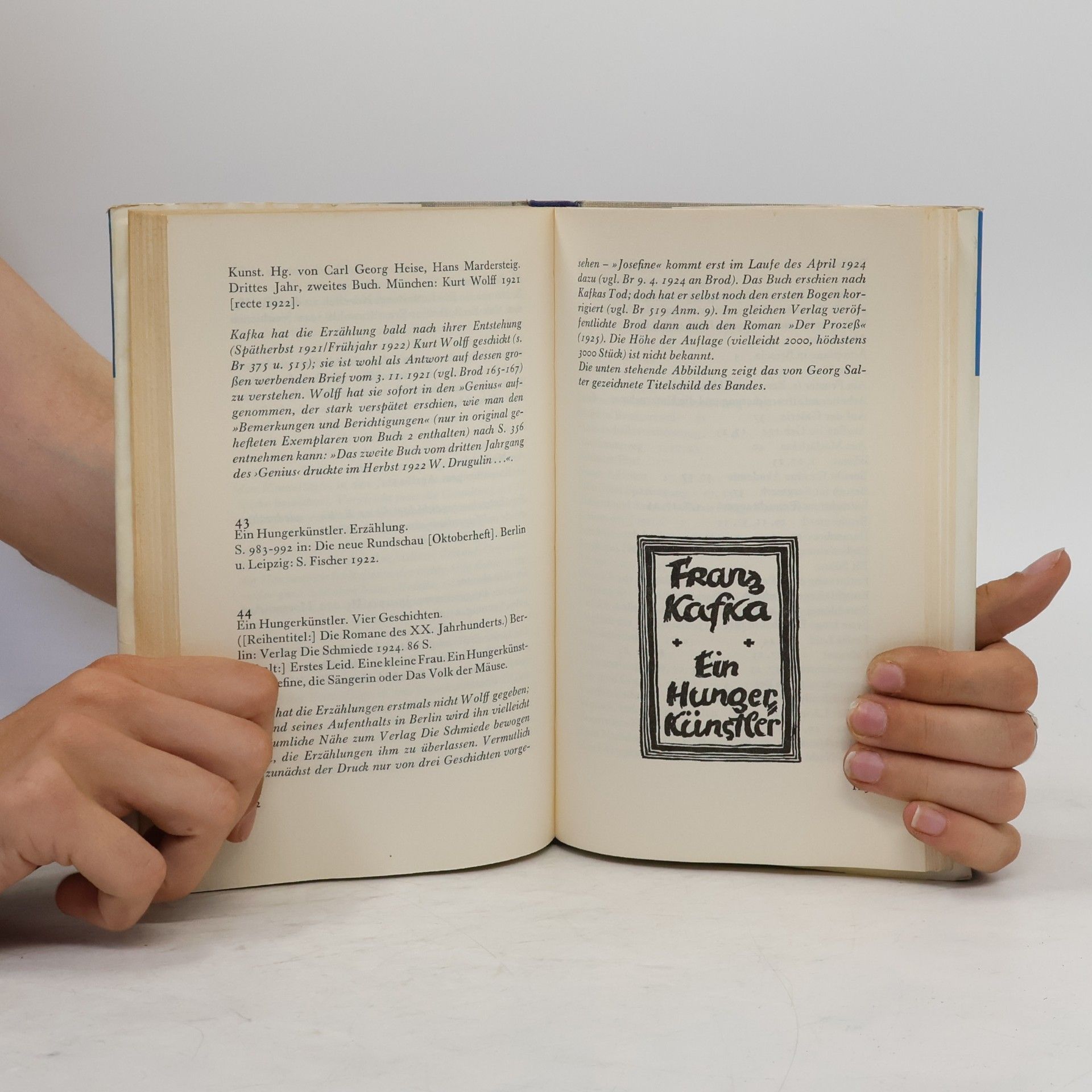 Franz Kafka Ein Symposion - Datierung Funde Materialie