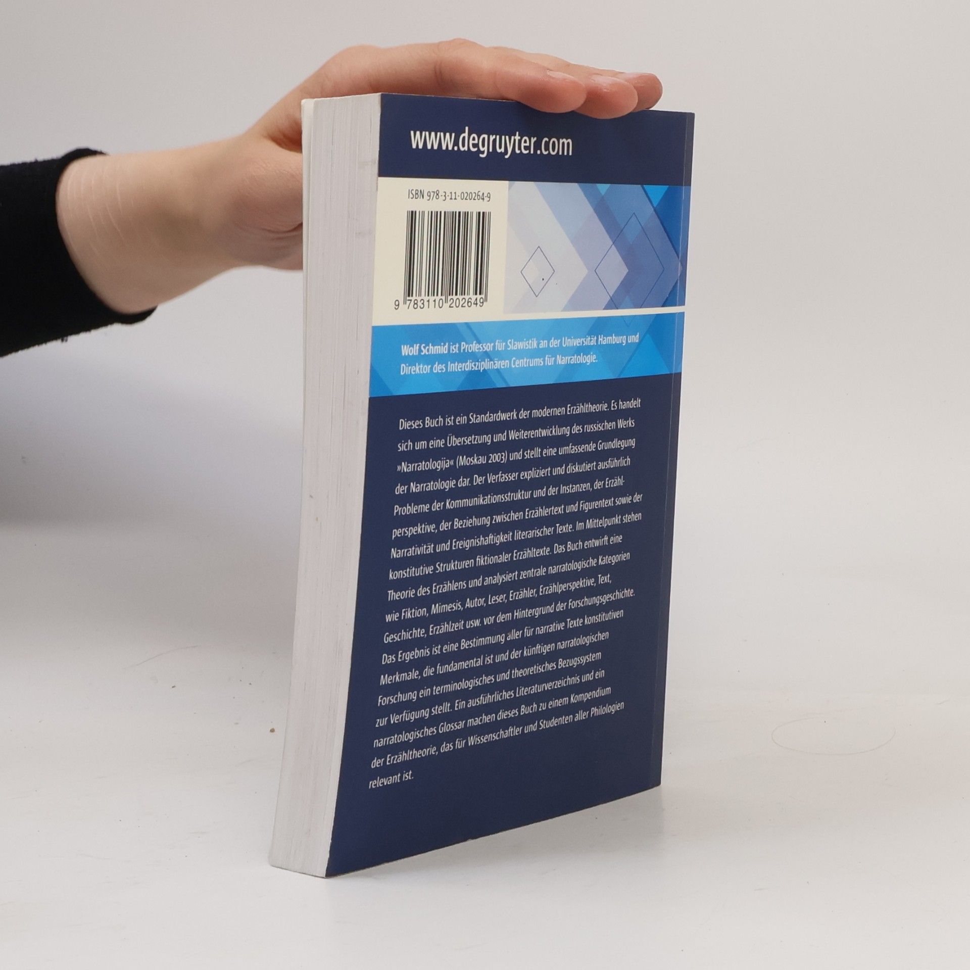 Wolf Schmid De Gruyter Studienbuch: Elemente der Narratologie
