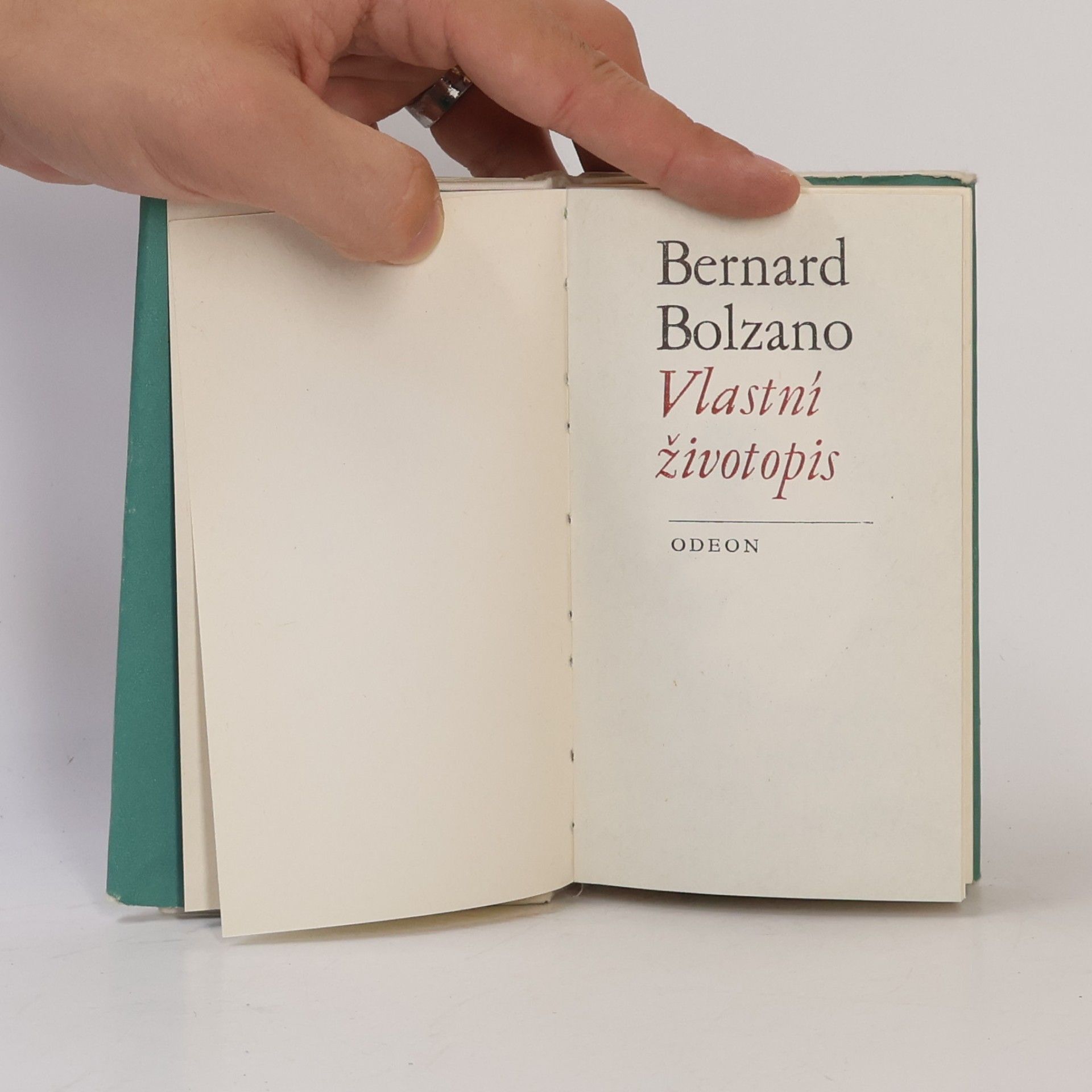 Bernard Bolzano Vlastní životopis