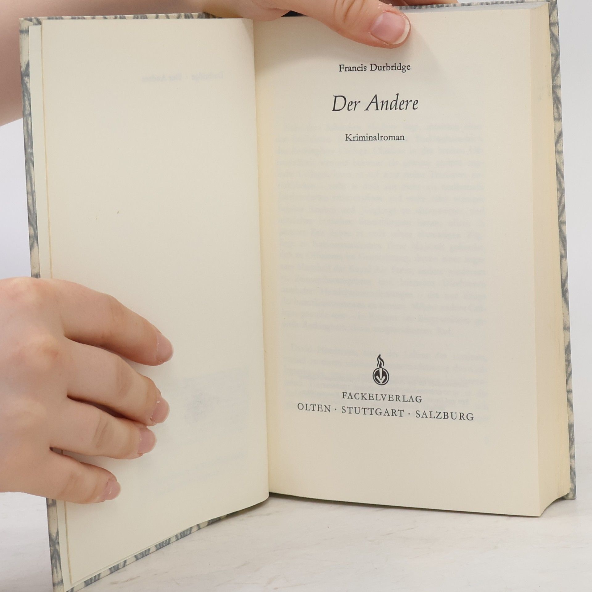 Francis Durbridge Der Andere