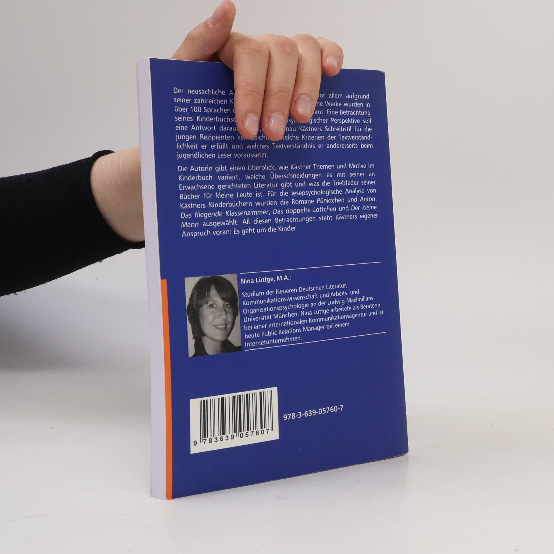 Nina Lüttge Erich Kästners Kinderbücher: Eine lesepsychologische Analyse