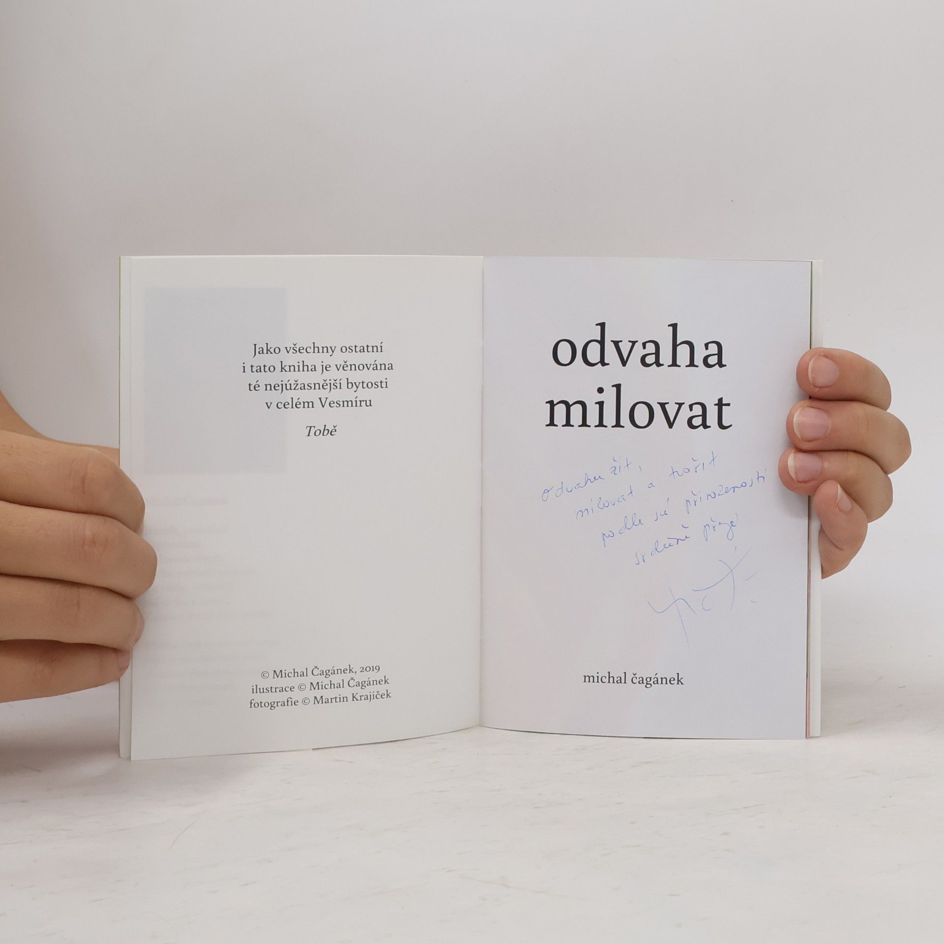 Michal Čagánek Odvaha milovat