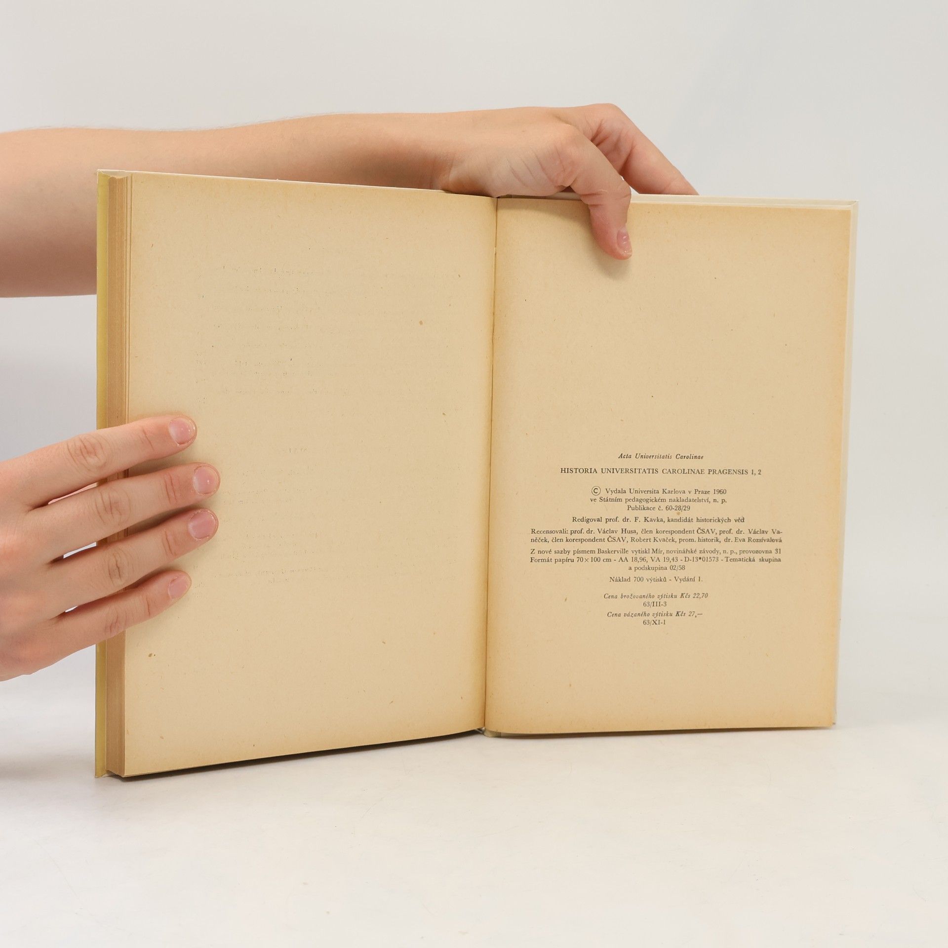 Kolektiv autorů Historia Universitatis Carolinae Pragensis