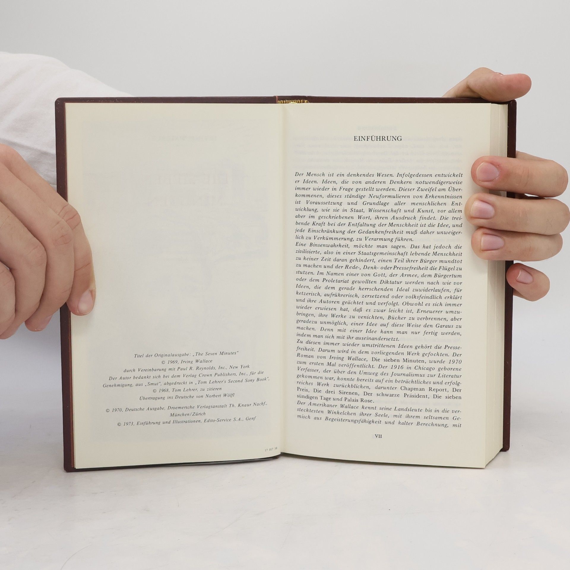Irving Wallace Die sieben Minuten