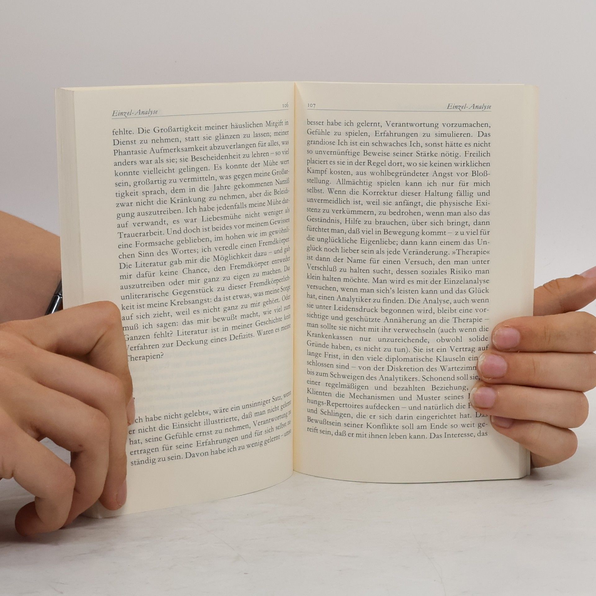 Adolf Muschg Literatur als Therapie?