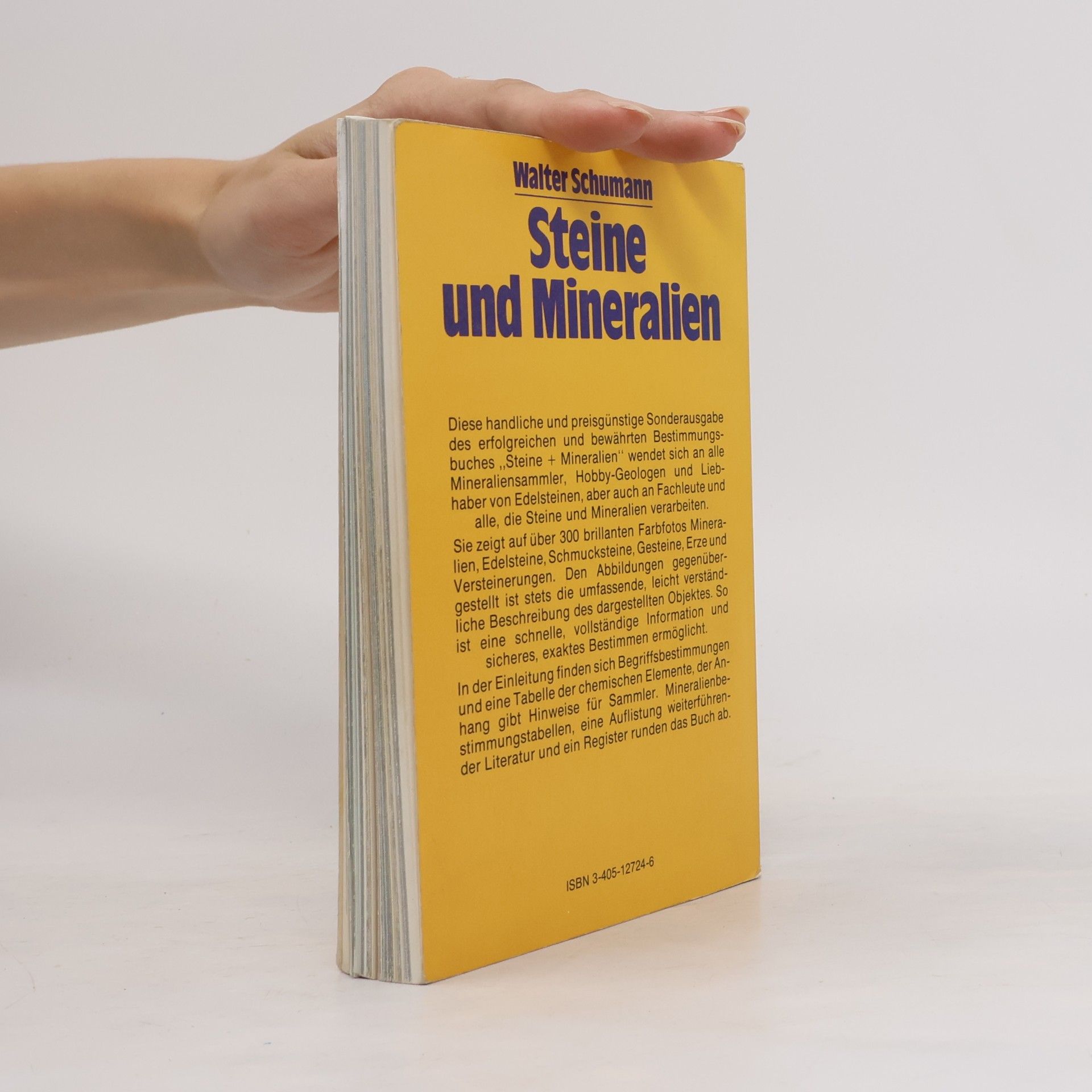 Walter Schumann Steine und Mineralien