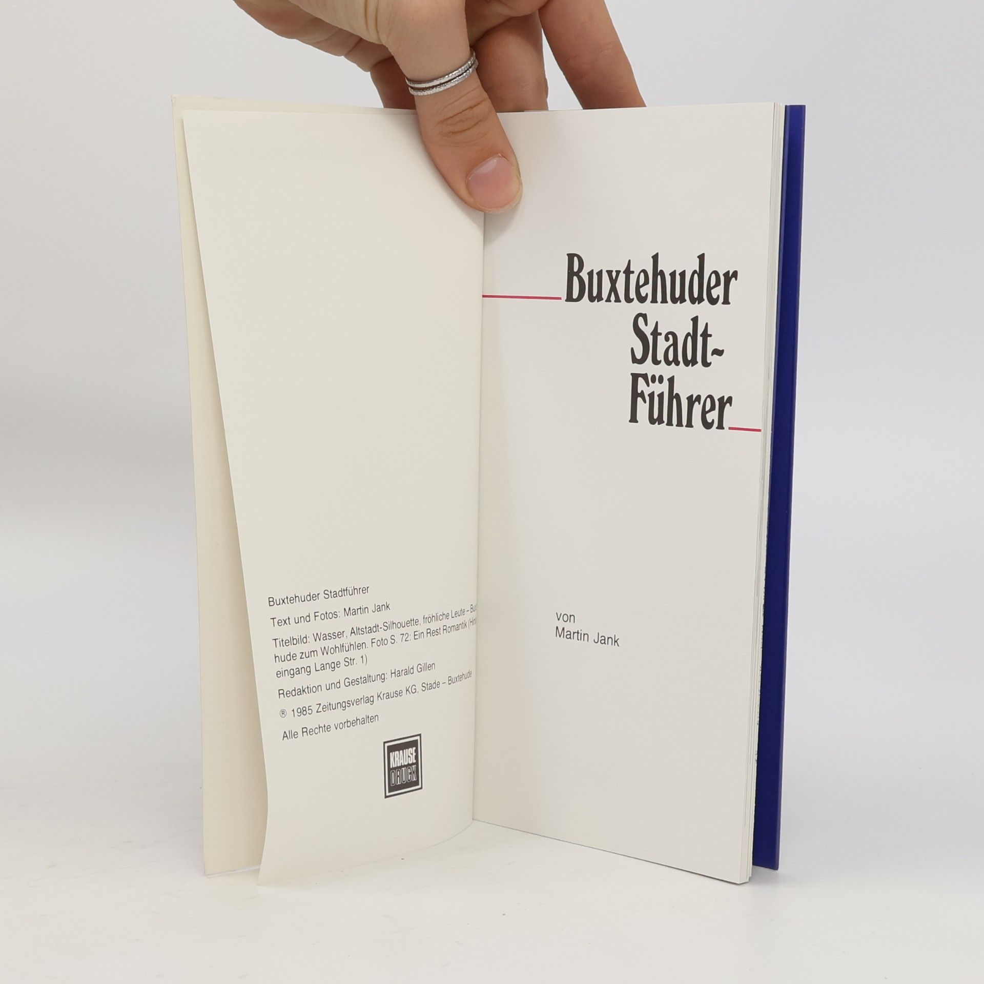 Martin Jank Buxtehuder Stadt-Führer