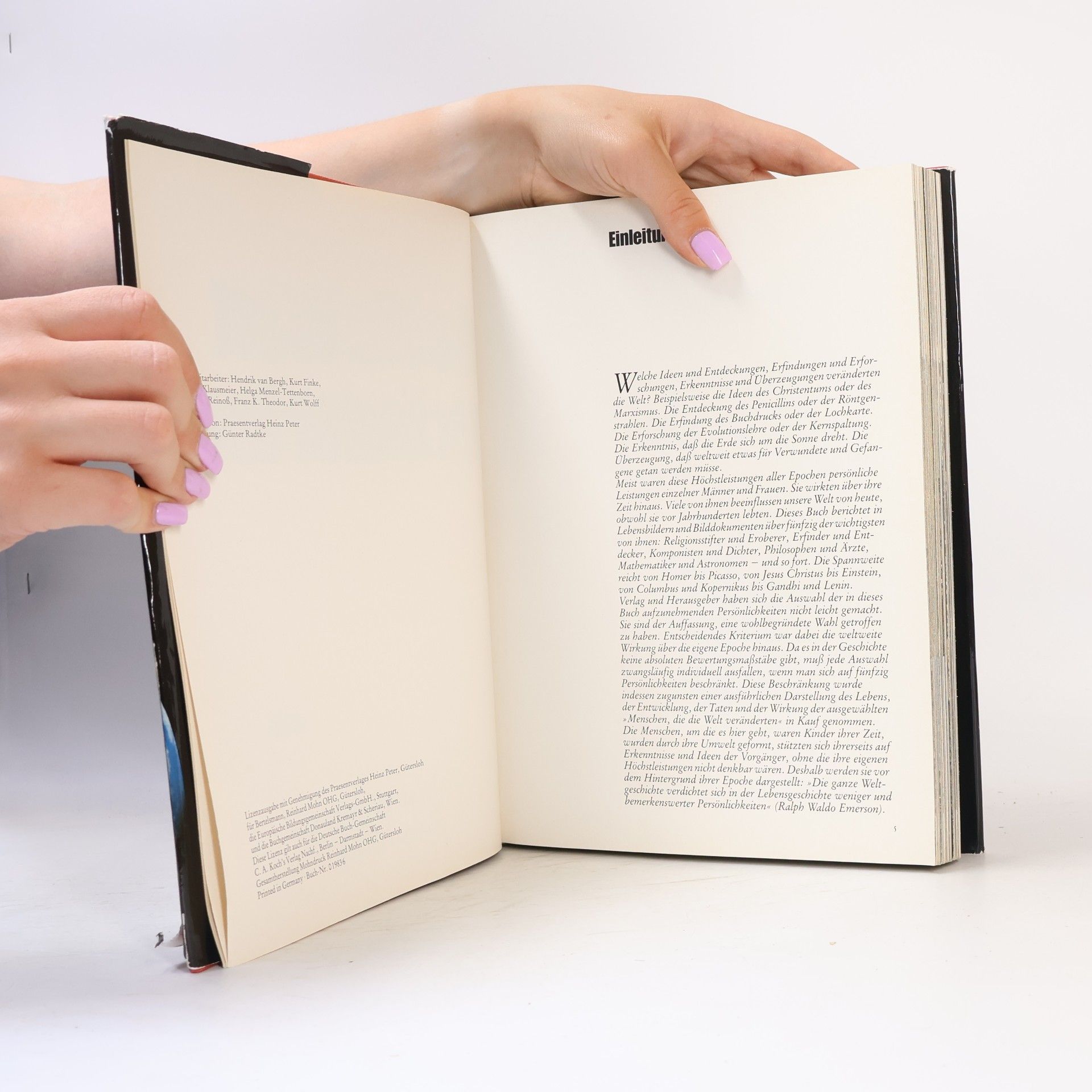 Various authors Menschen die die Welt veränderten
