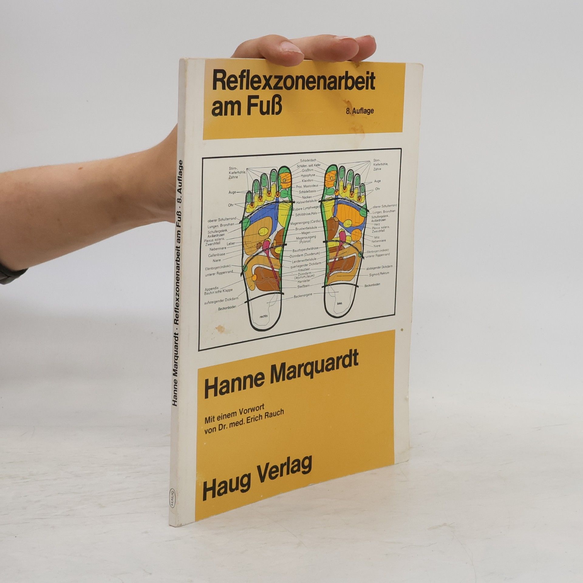 Hanne Marquardt Reflexzonenarbeit am Fuß