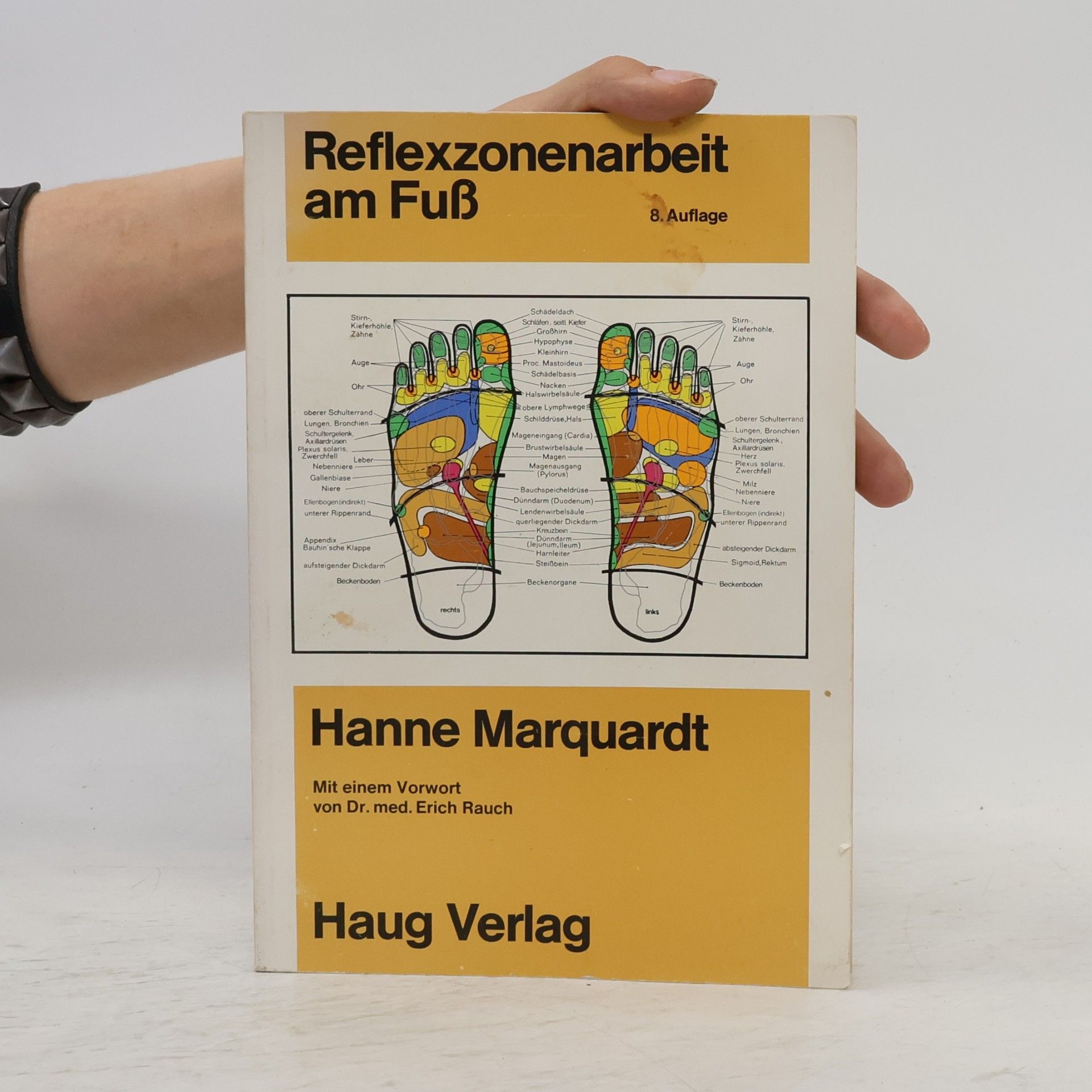 Hanne Marquardt Reflexzonenarbeit am Fuß