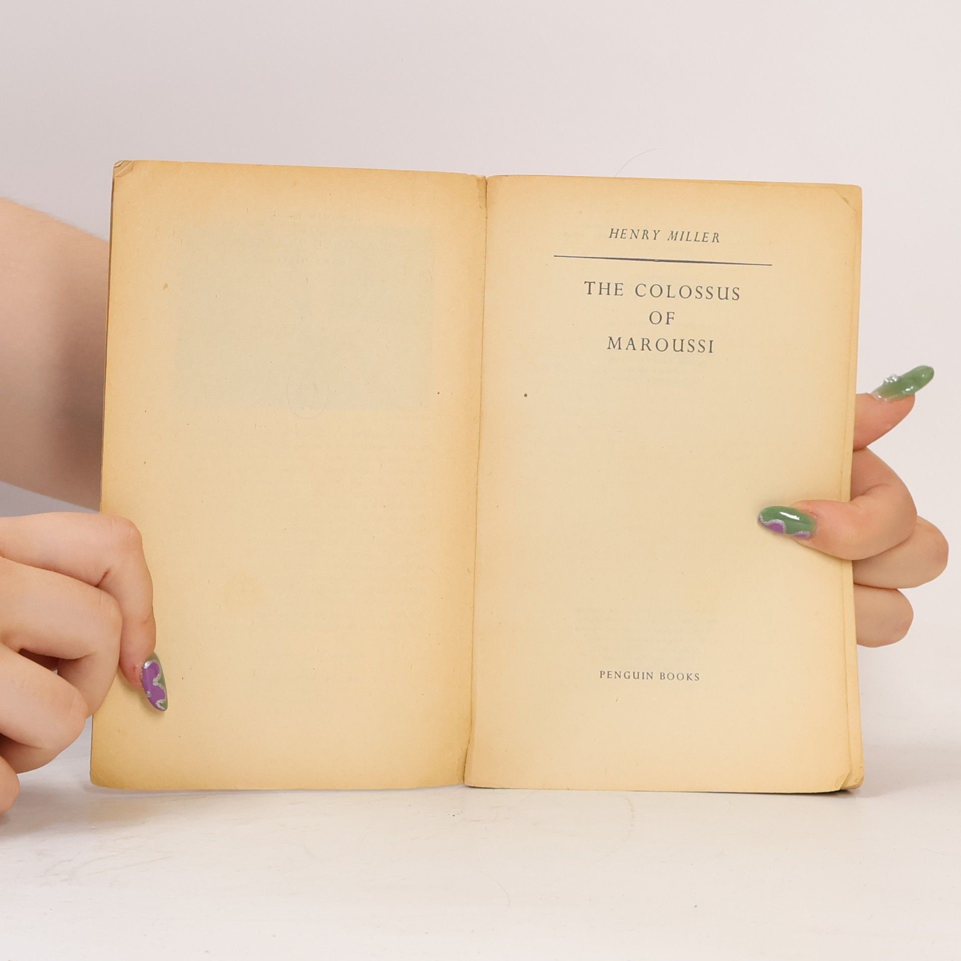 Henry Miller The Colossus of Maroussi