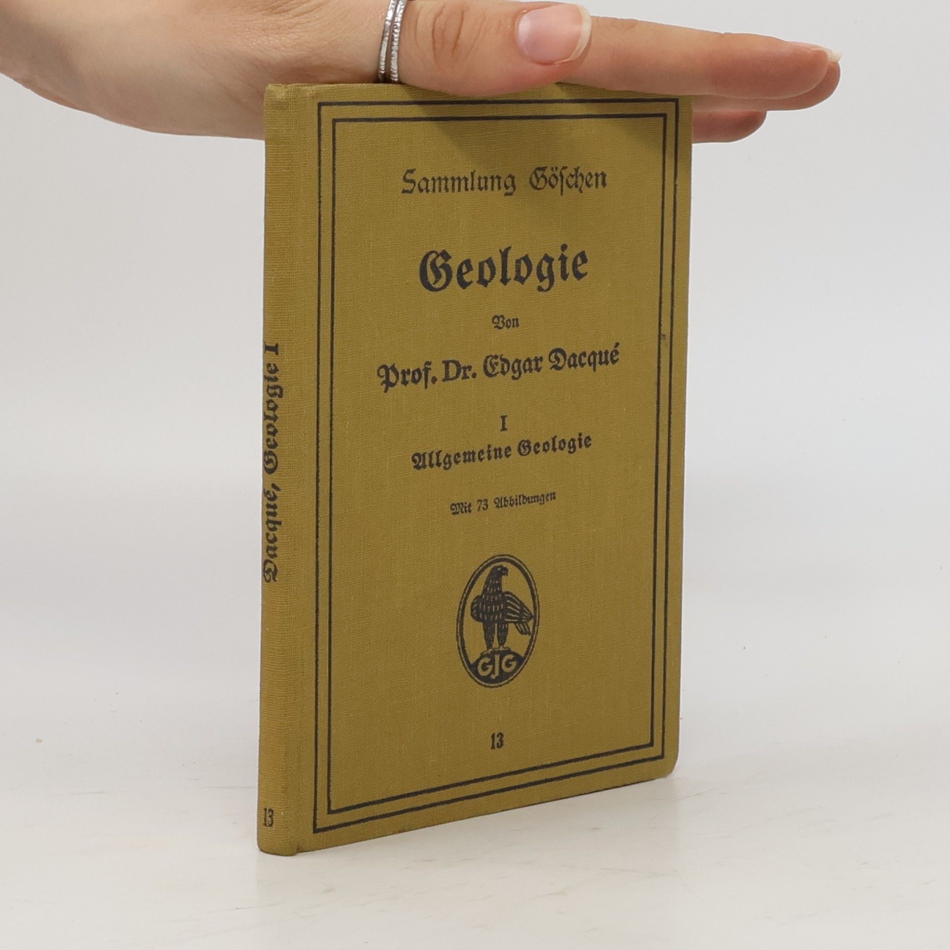Sammlung Göschen Geologie I.