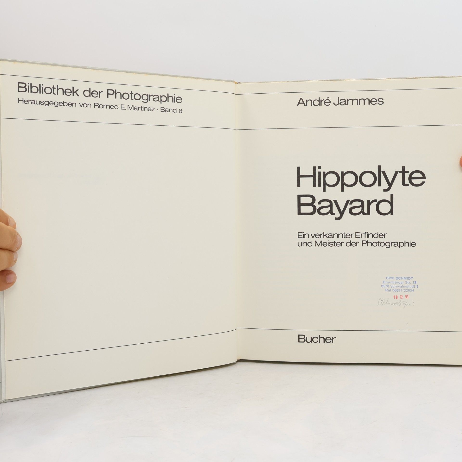 André Jammes Hippolyte Bayard