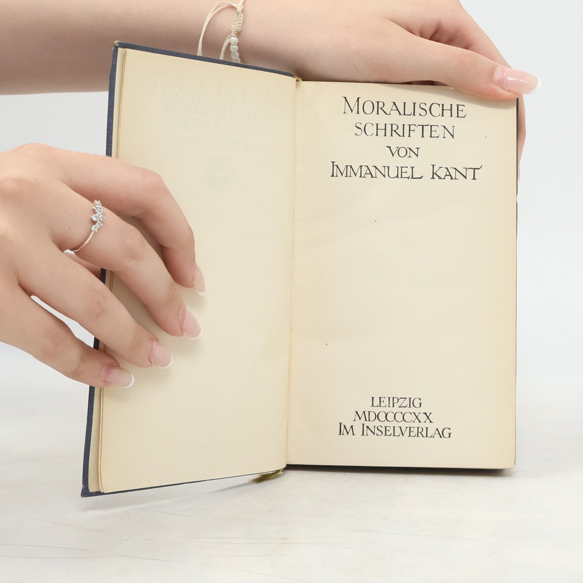 Immanuel Kant Moralische Schriften