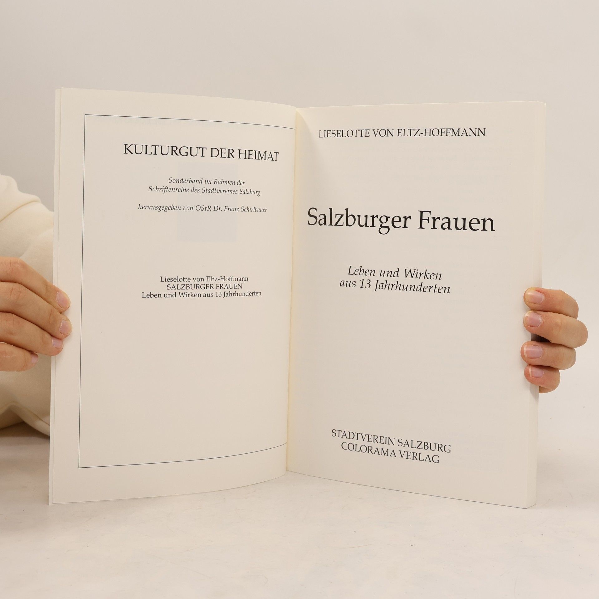 Lieselotte v. Eltz-Hoffmann Salzburger Frauen