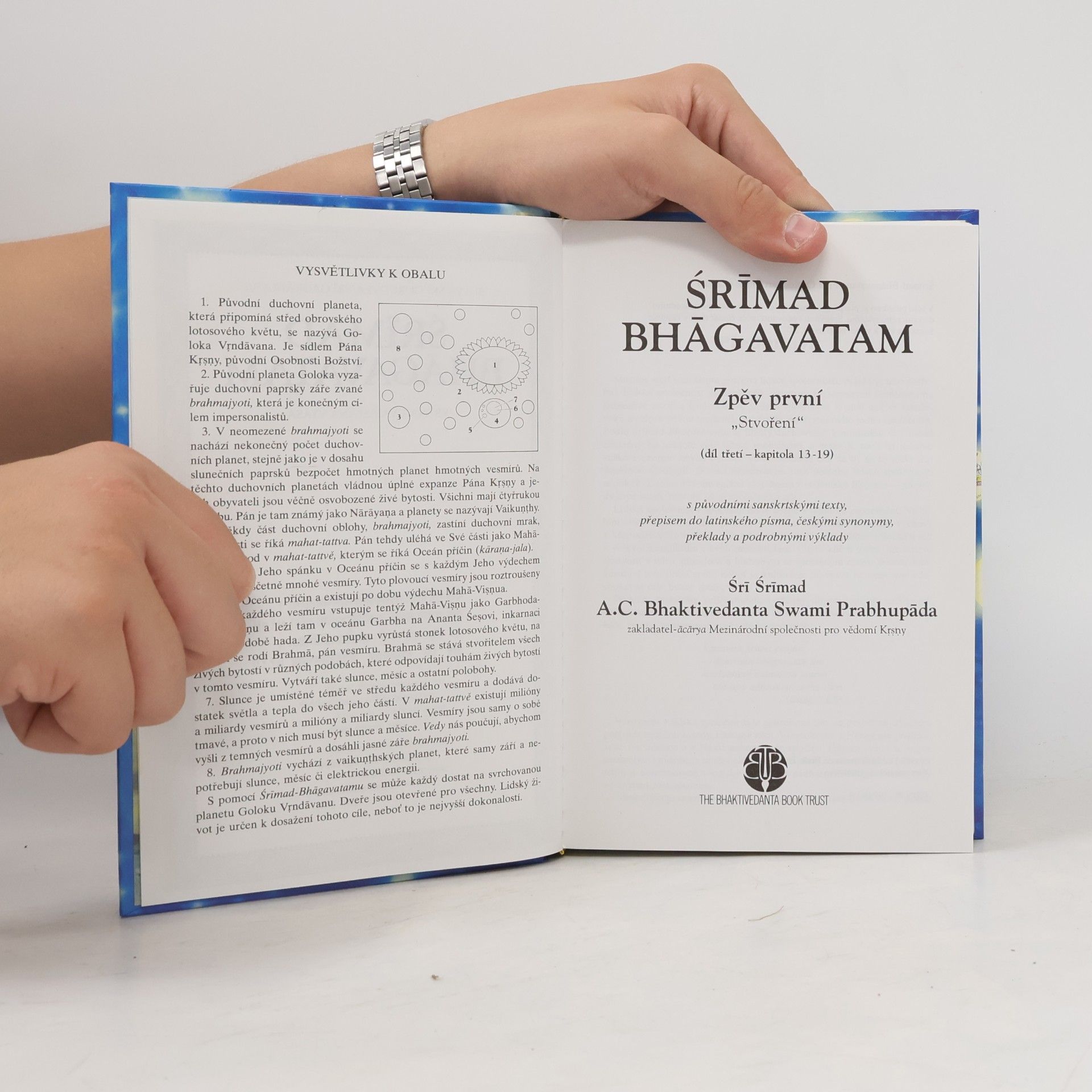 A. C. Bhaktivédánta Svámí Prabhupáda Śrímad bhágavatam. Zpěv první 3. díl