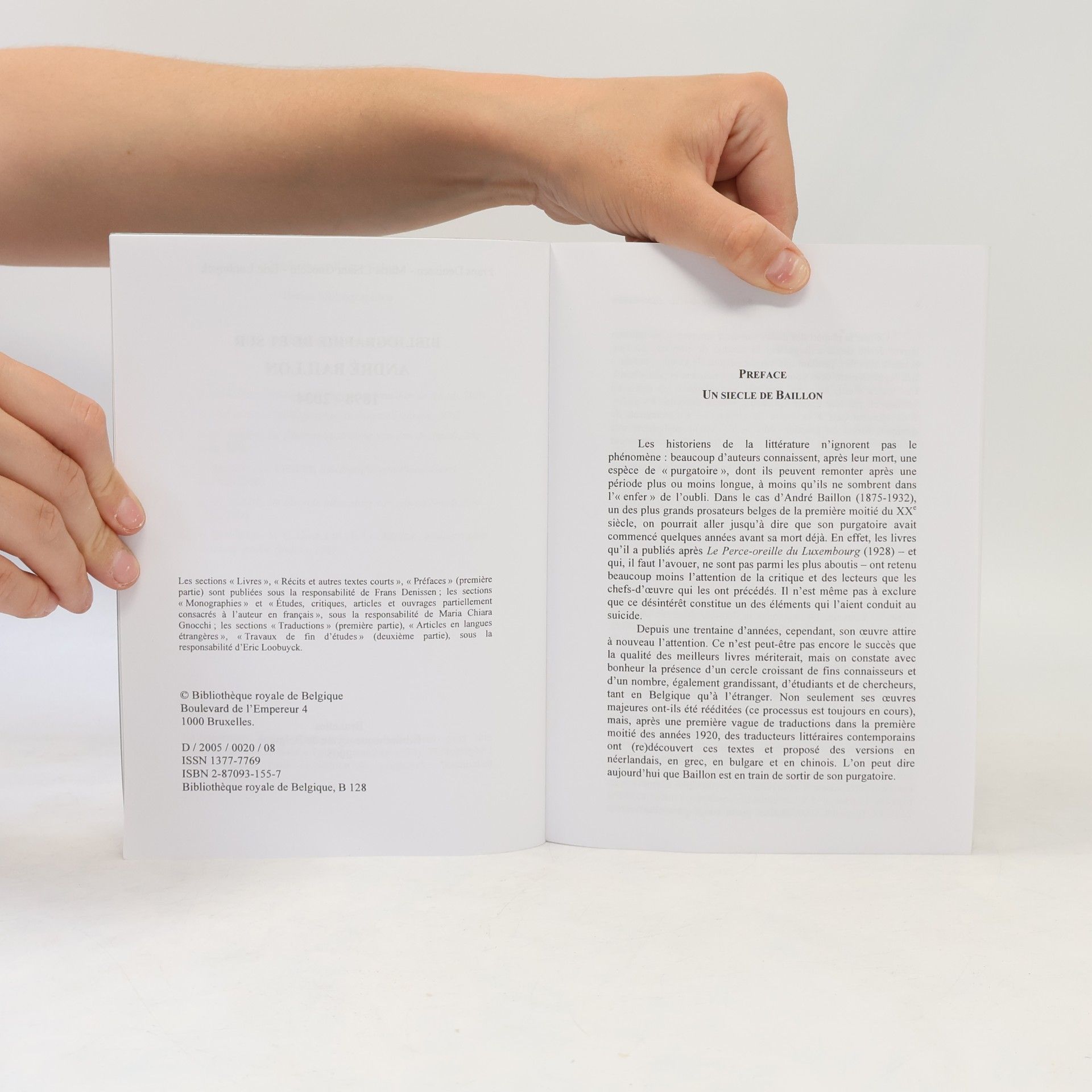 Frans Denissen Bibliographie de et sur André Baillon 6