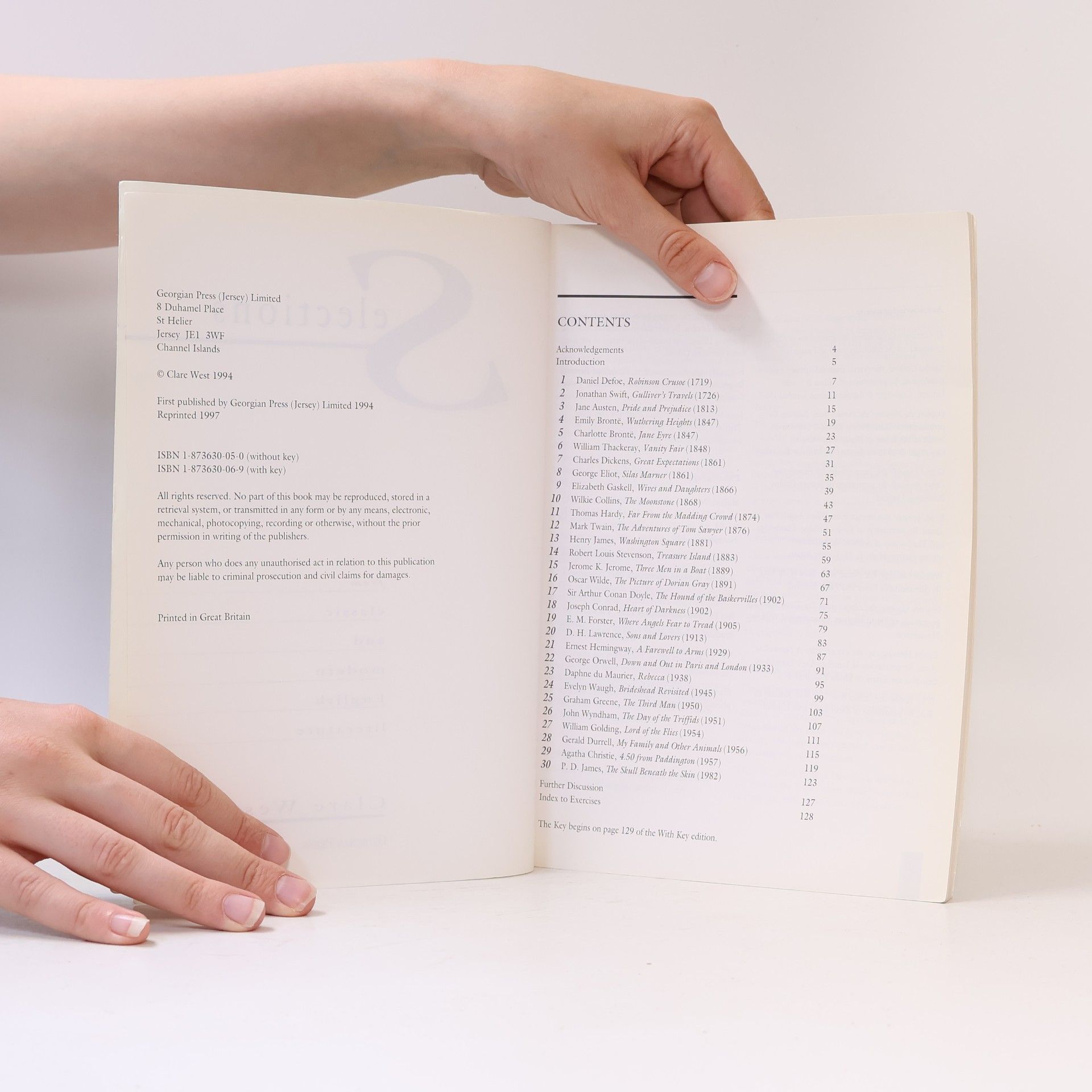 Clare West Selections from Classic and Modern English Literature