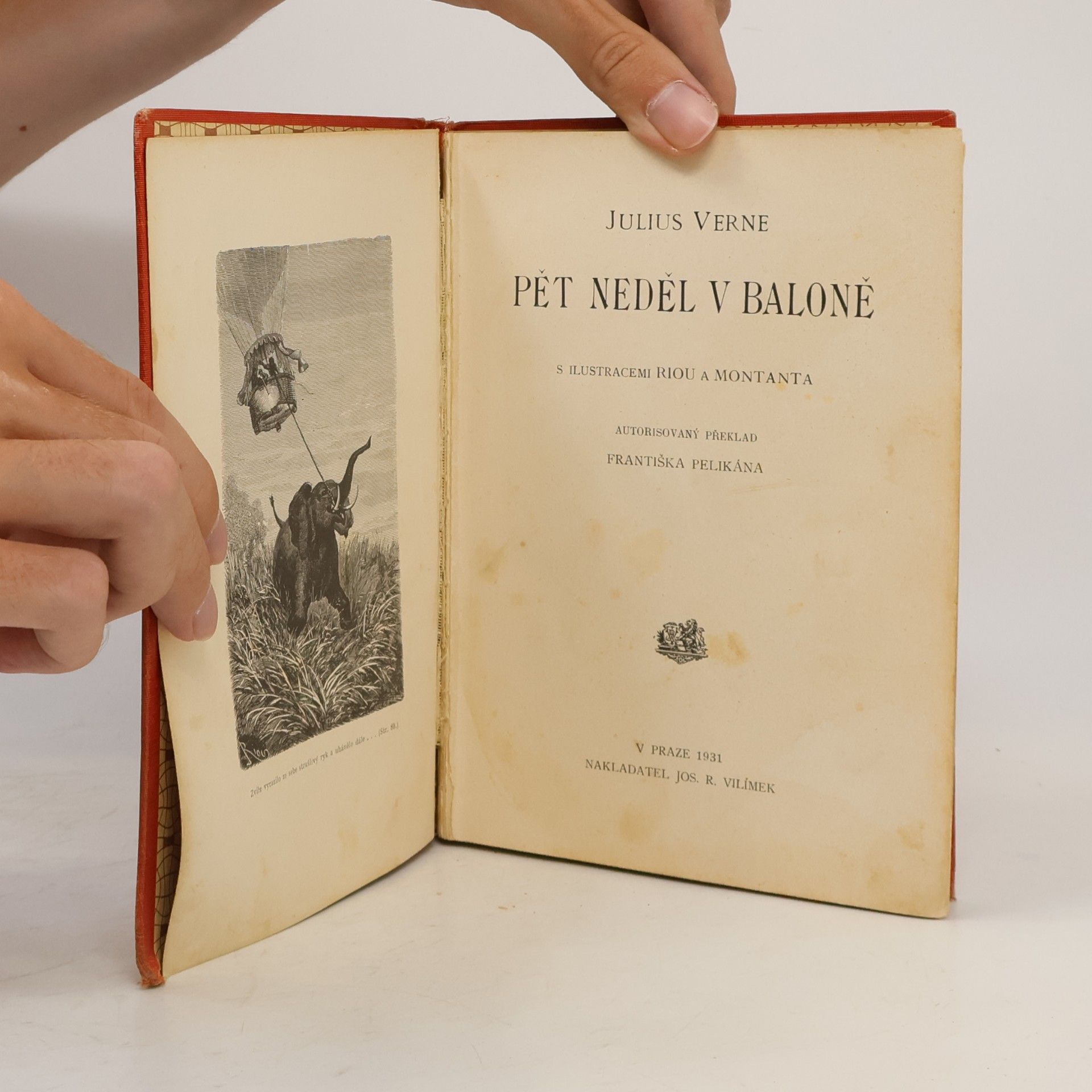 Jules Verne Pět neděl v baloně
