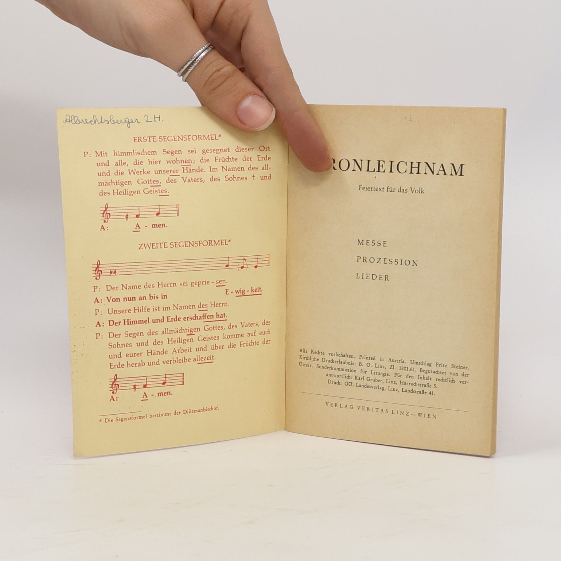 Various authors Fronleichnam