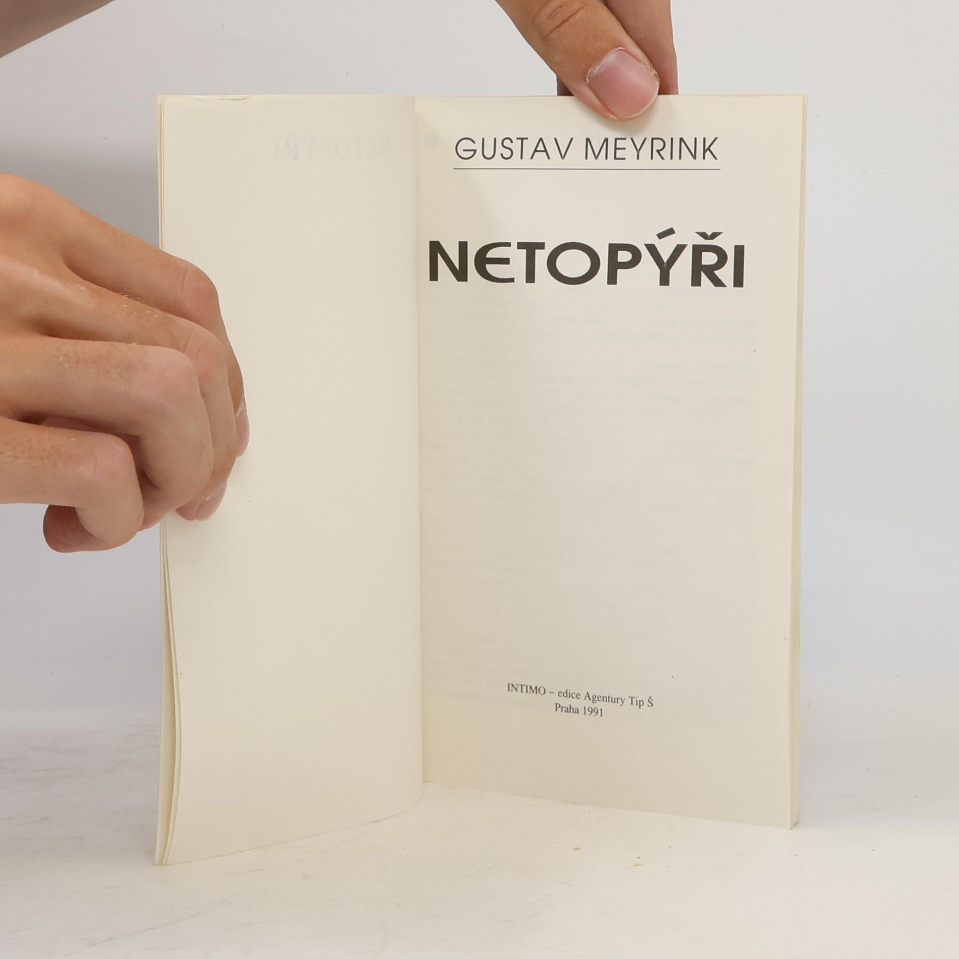 Gustav Meyrink 7 povídek. Netopýři