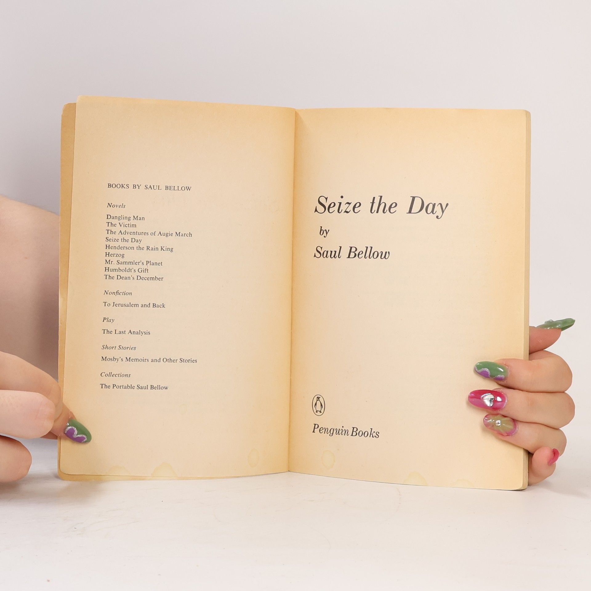 Saul Bellow Seize the Day (1986)