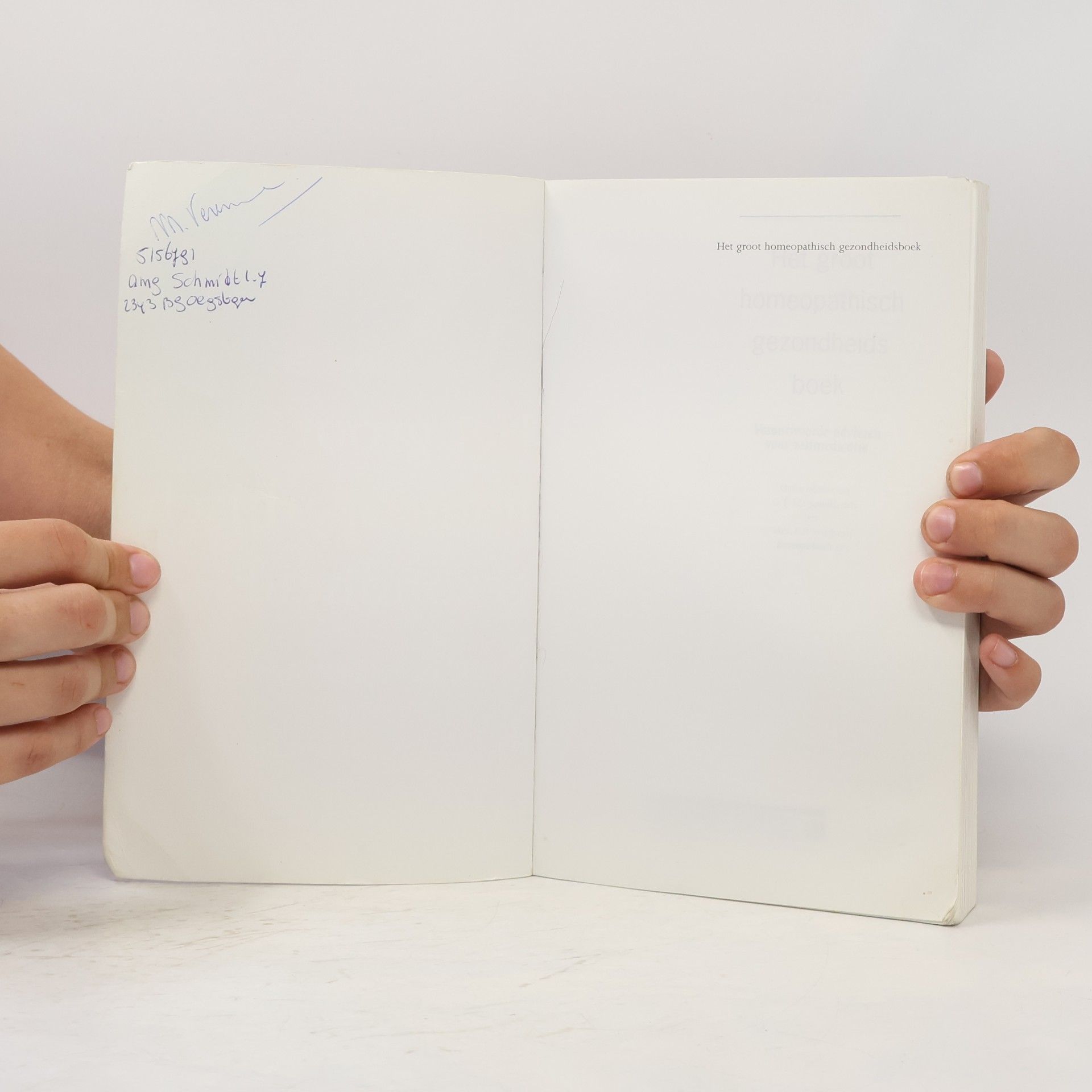 Gerhard Teunis Haneveld Het groot homeopathisch gezondheidsboek