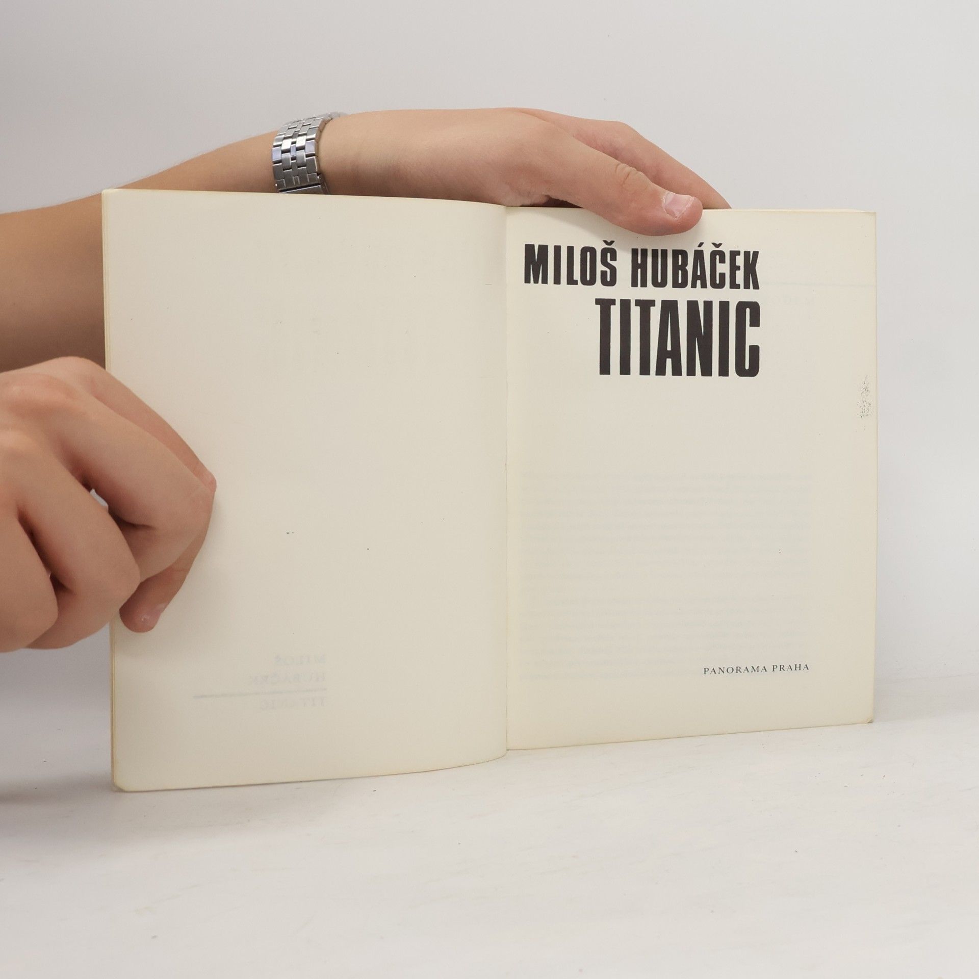 Miloš Hubáček Titanic