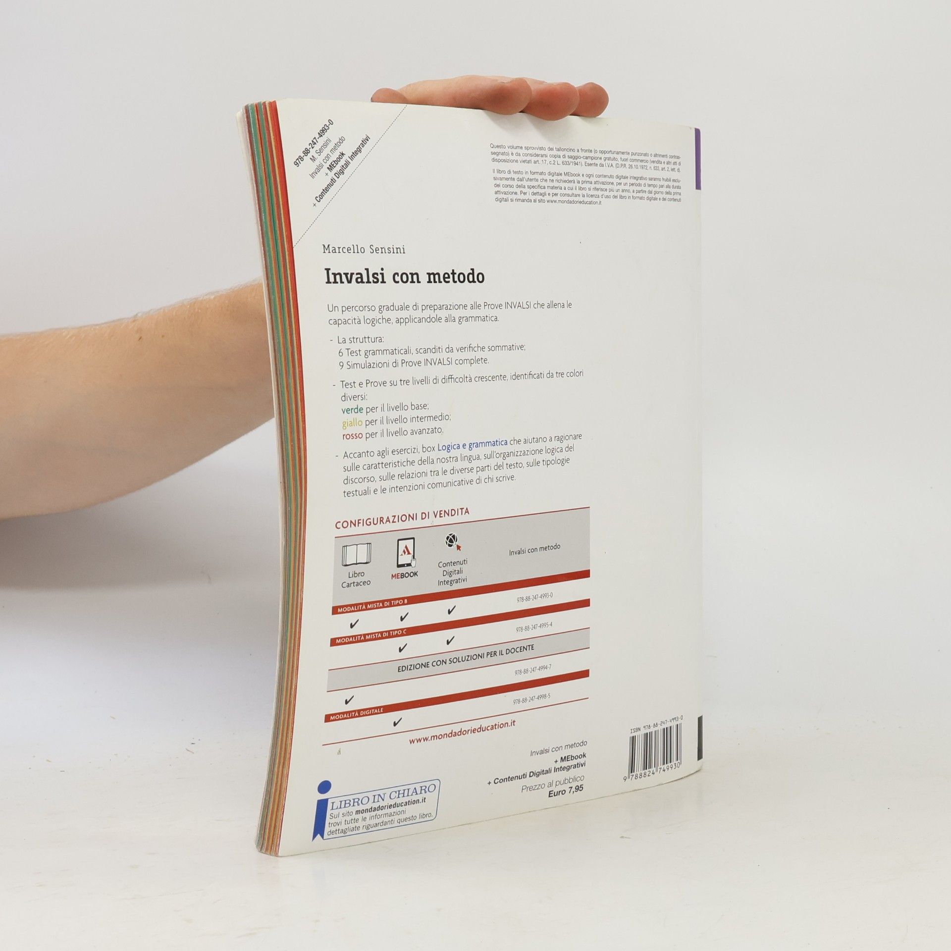 Marcello Sensini INVALSI con metodo. Vol. unico. Per la Scuola media. Con e-book. Con espansione online