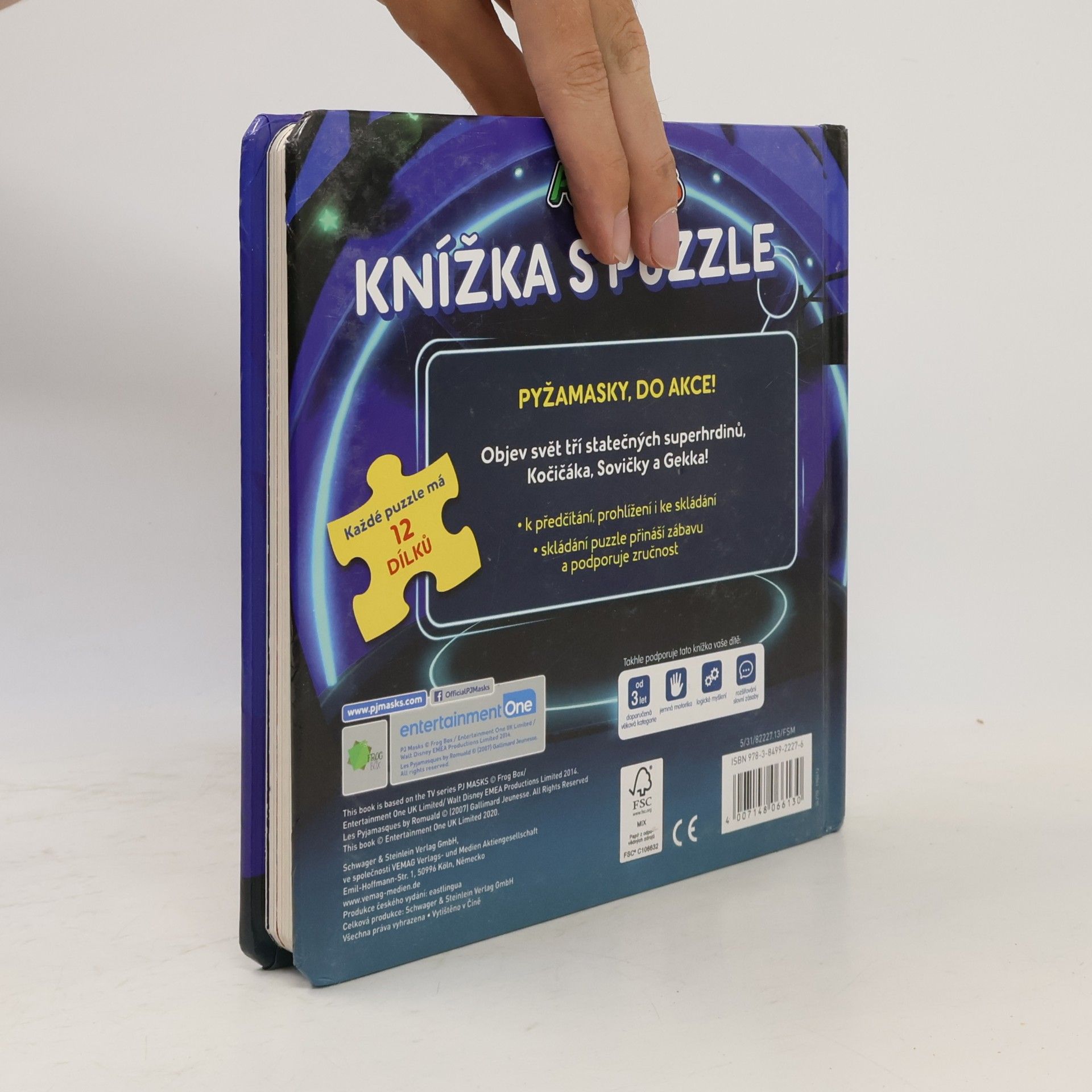 Auteurscollectief PJmasks. Knižka s puzzle