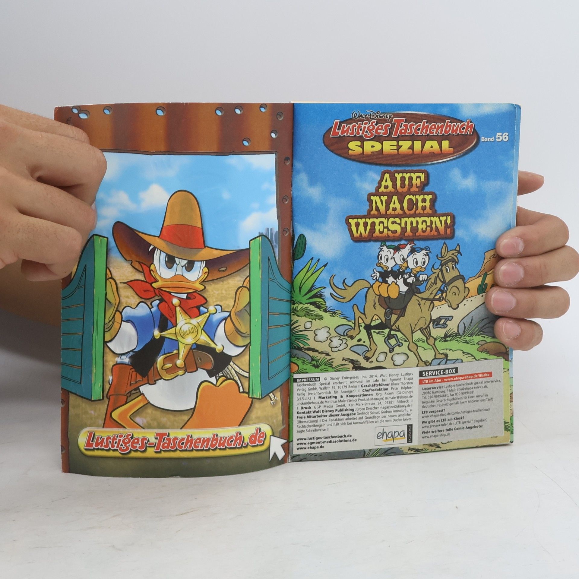 Walt Disney Lustiges Taschenbuch Spezial Band 56. Auf nach Westen