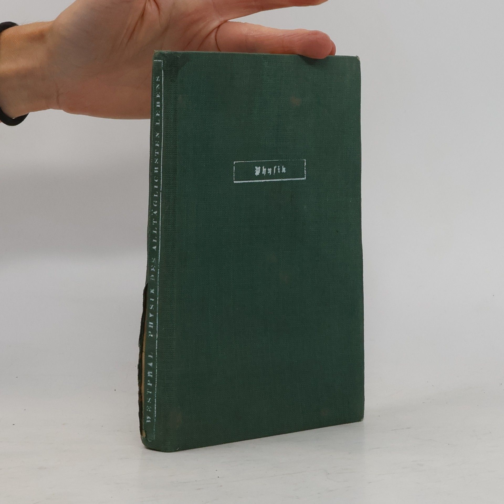 Wolfgang Schmidt Physik des alltäglichsten Lebens