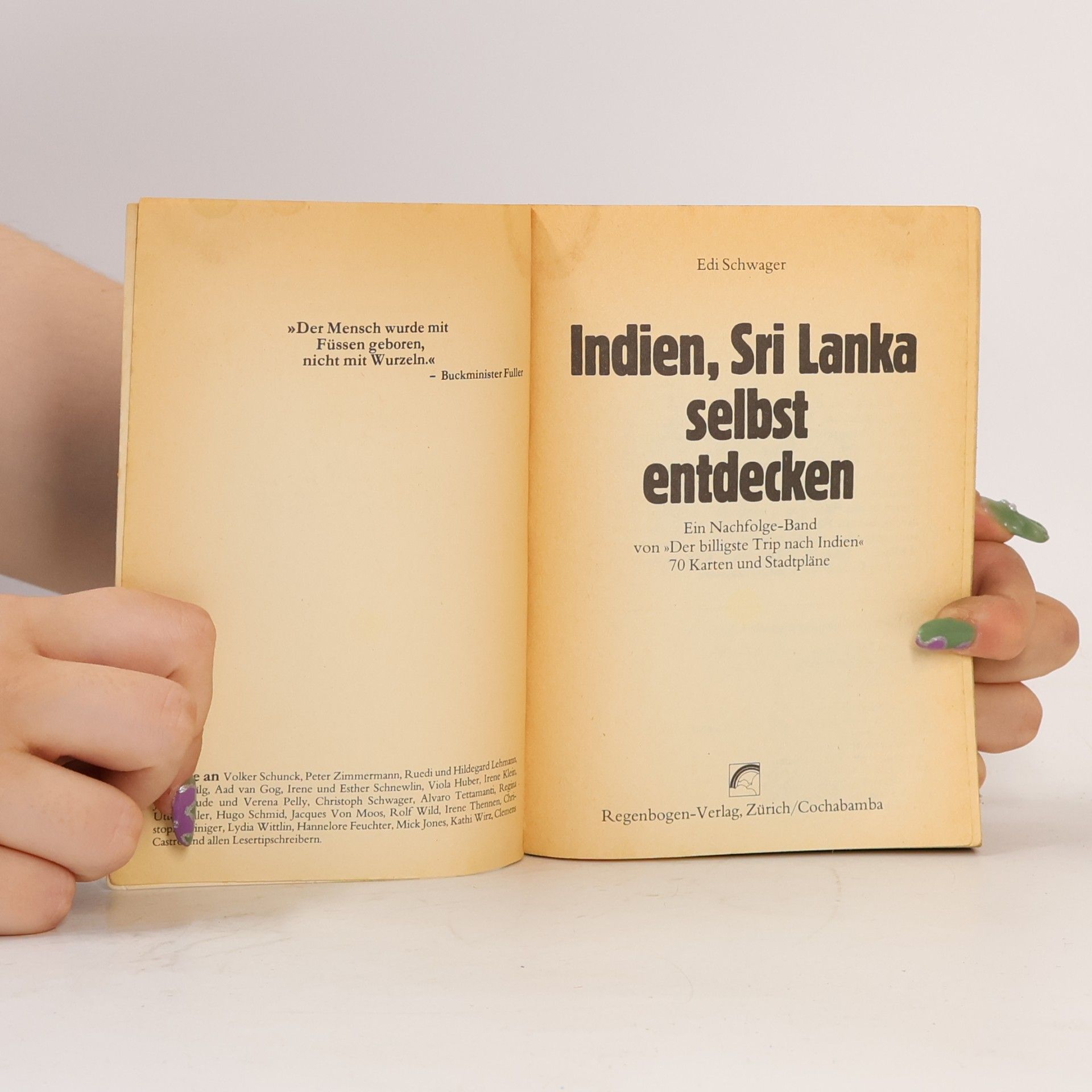 Edi Schwager Indien, Sri Lanka selbst entdecken