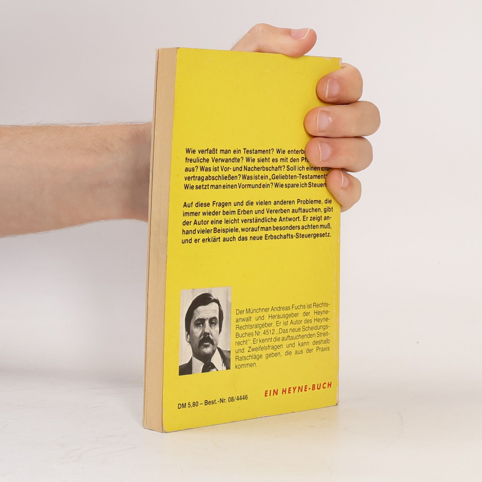 Andreas Fuchs Testament richtig gemacht, Vermögen klug verteilt