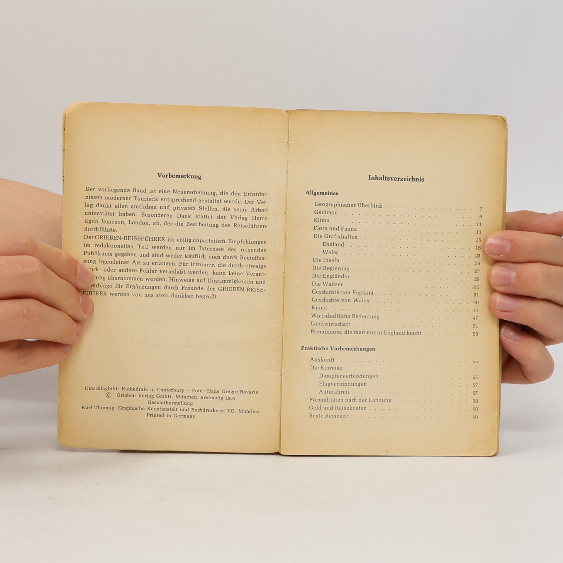 Various authors Grieben 347. England und Wales
