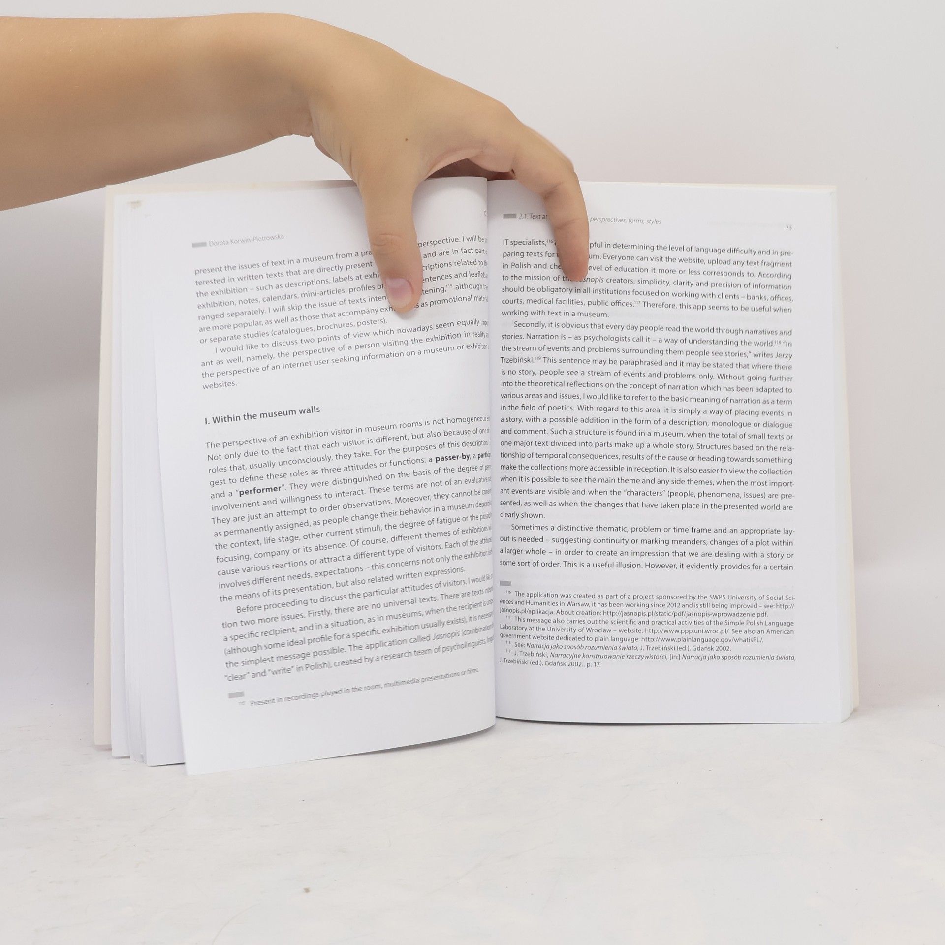 Barbara M. Eggert The National Museum in Krakow Studies and Research Materials: Text in the Museum