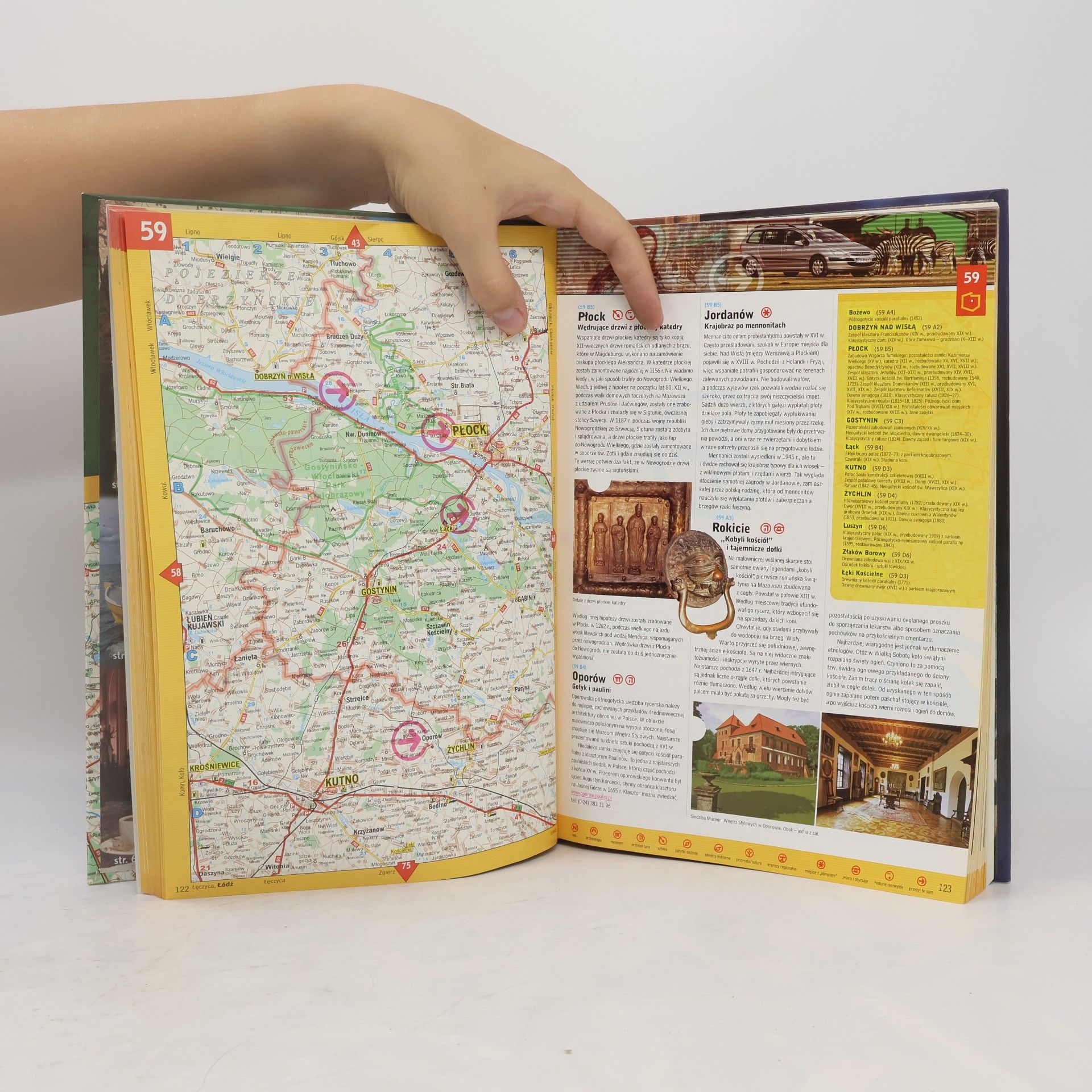 Agnieszka Wędrychowska Polska niezwykła turystyczny atlas samochodowy