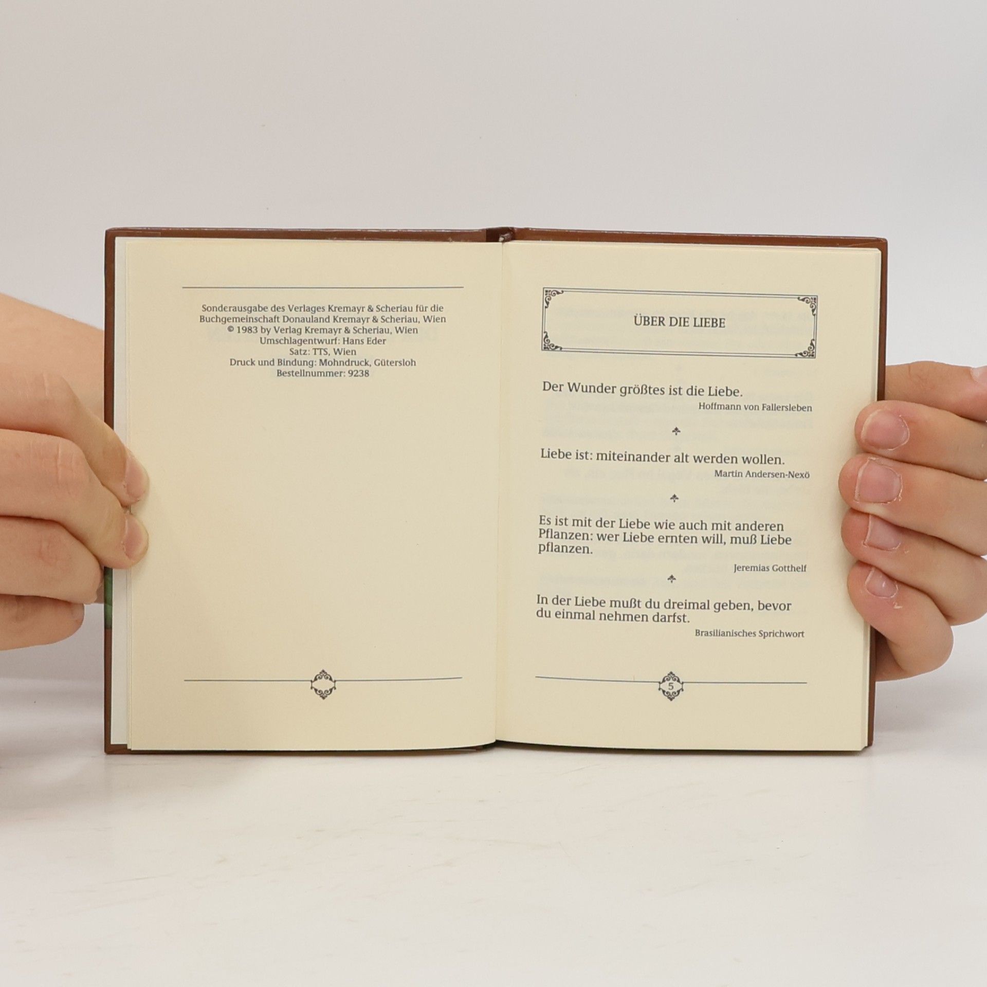 Various authors Das kleine Buch der Lebensweisheiten