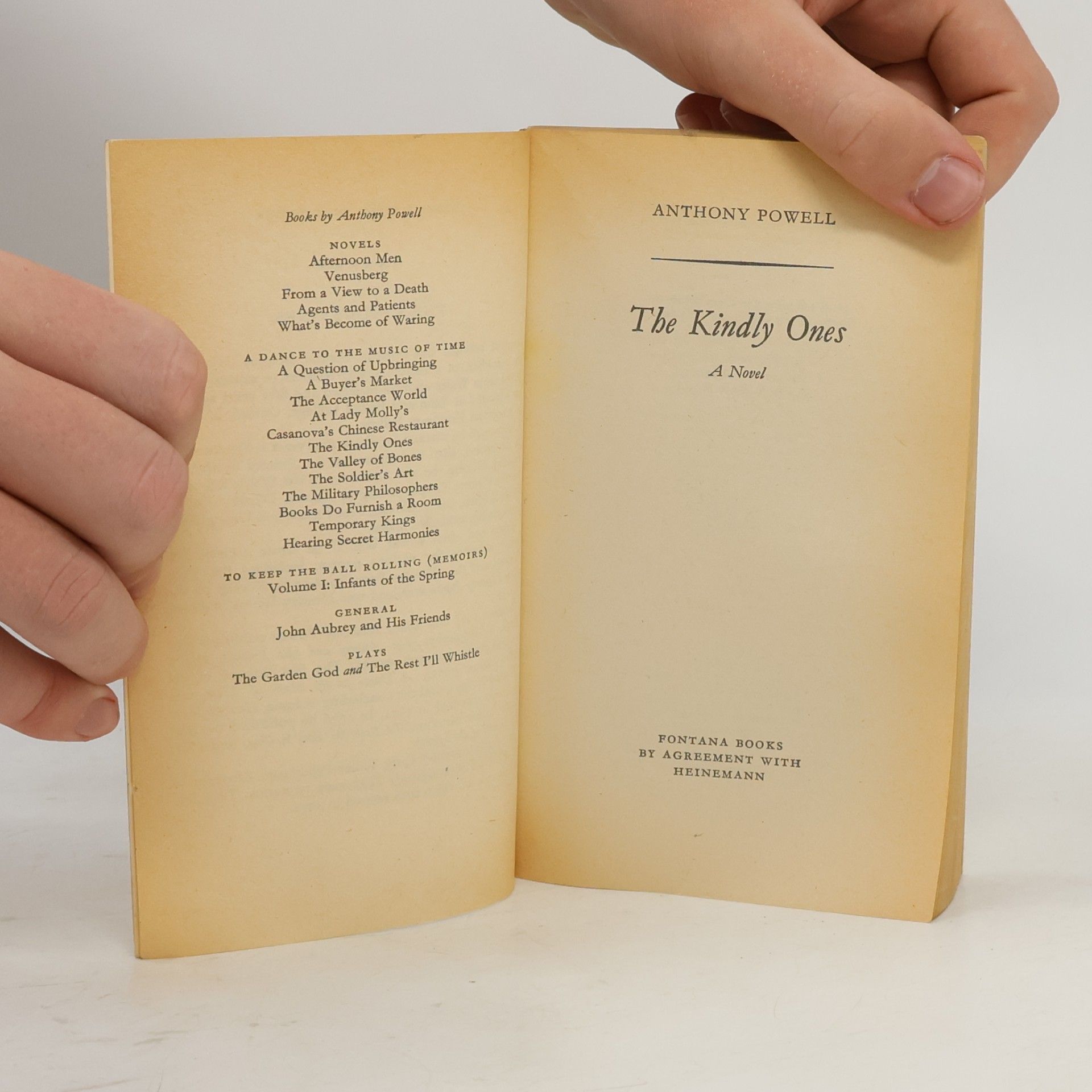 Anthony Powell The Kindly Ones