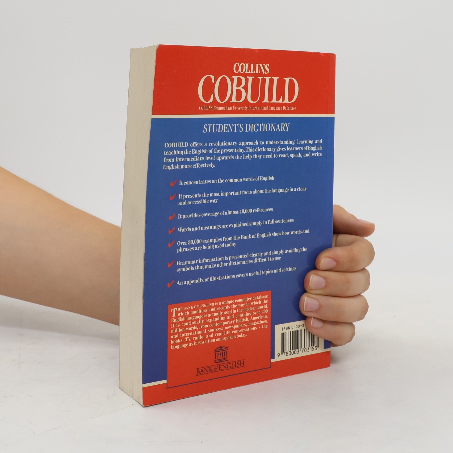 Cobuild Collins Student's Dictionary. Helping learners with real English