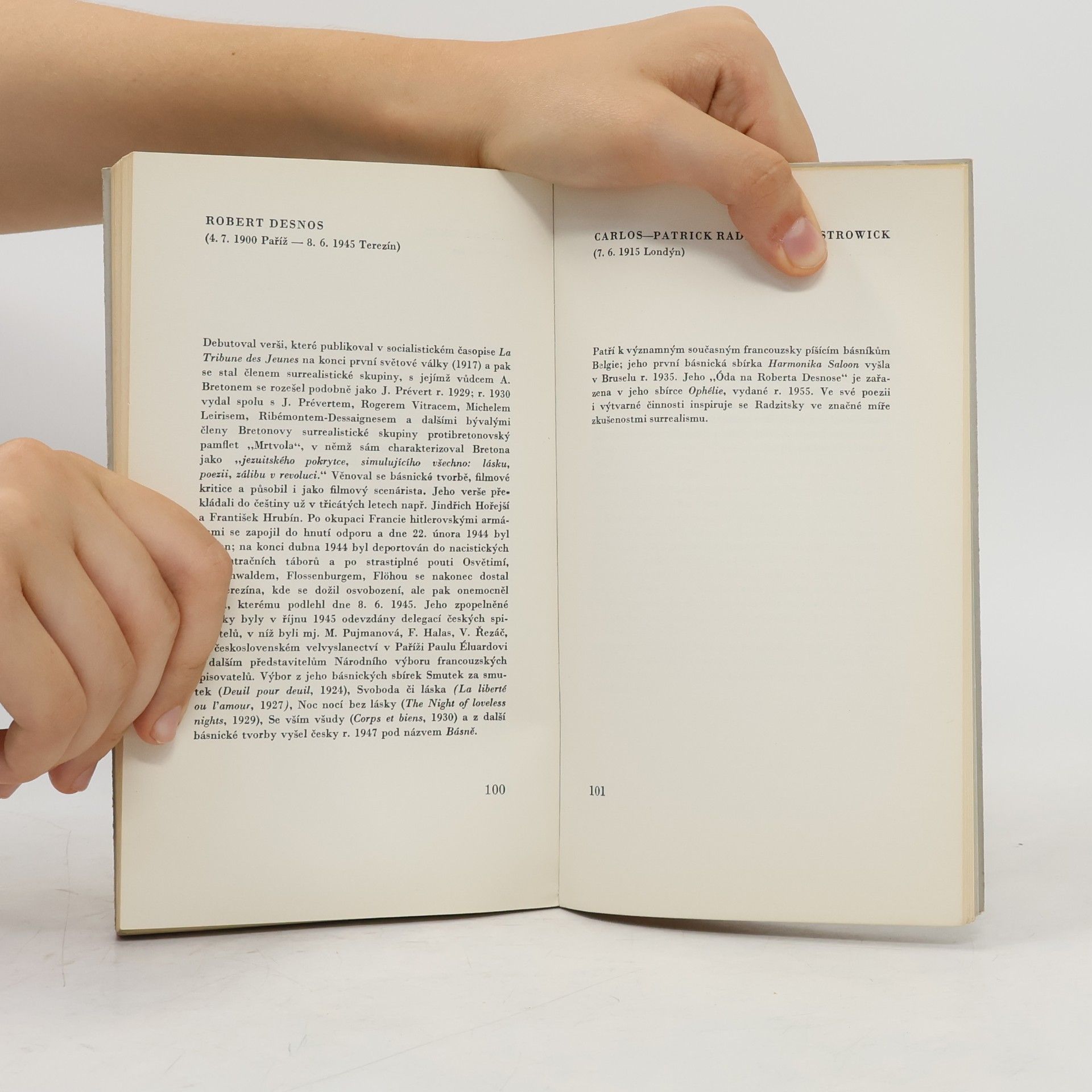 Various authors Souznění. moderní francouzská a belgická poezie