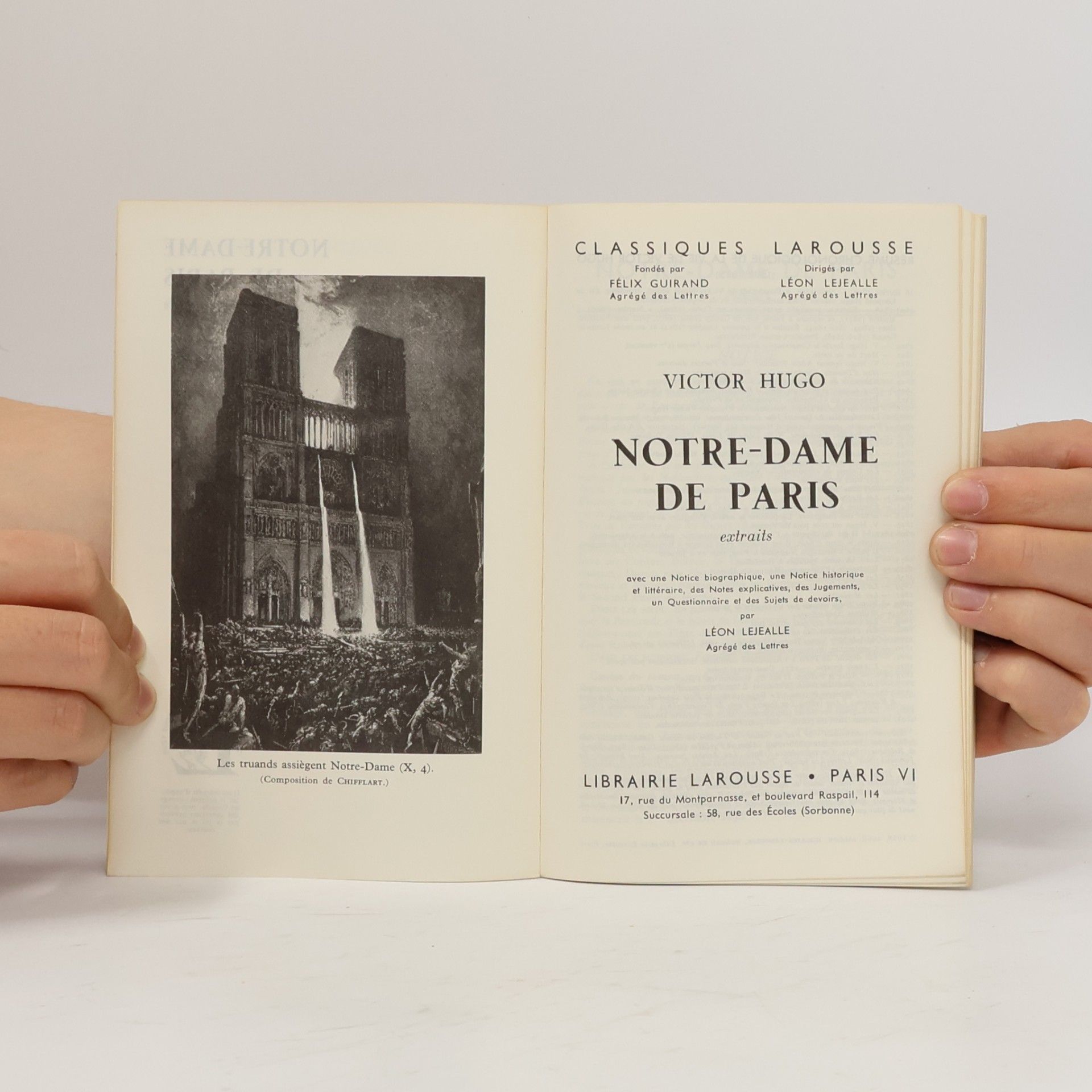 Victor Hugo Notre-Dame de Paris (extraits)