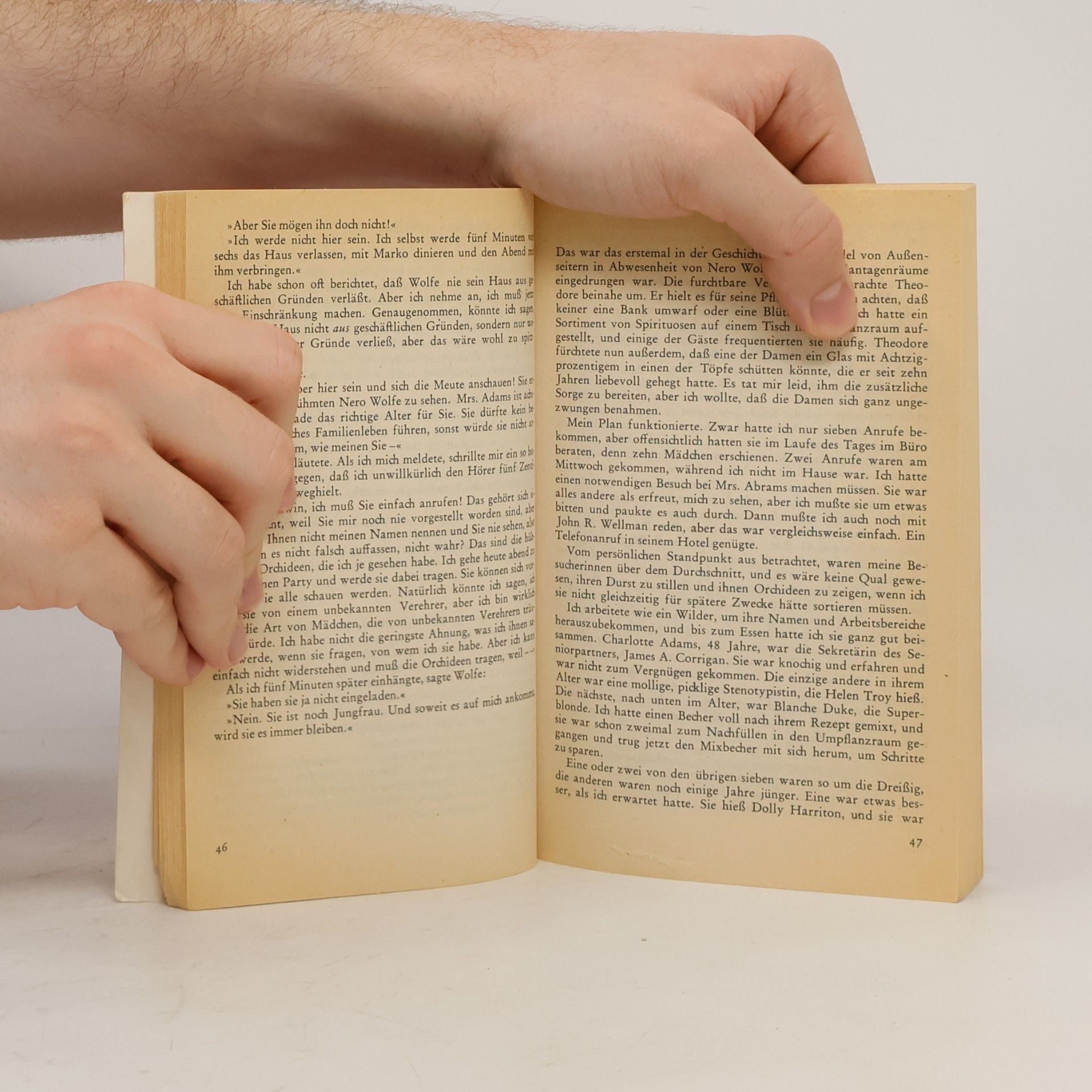 Rex Stout Orchideen für sechzehn Mädchen