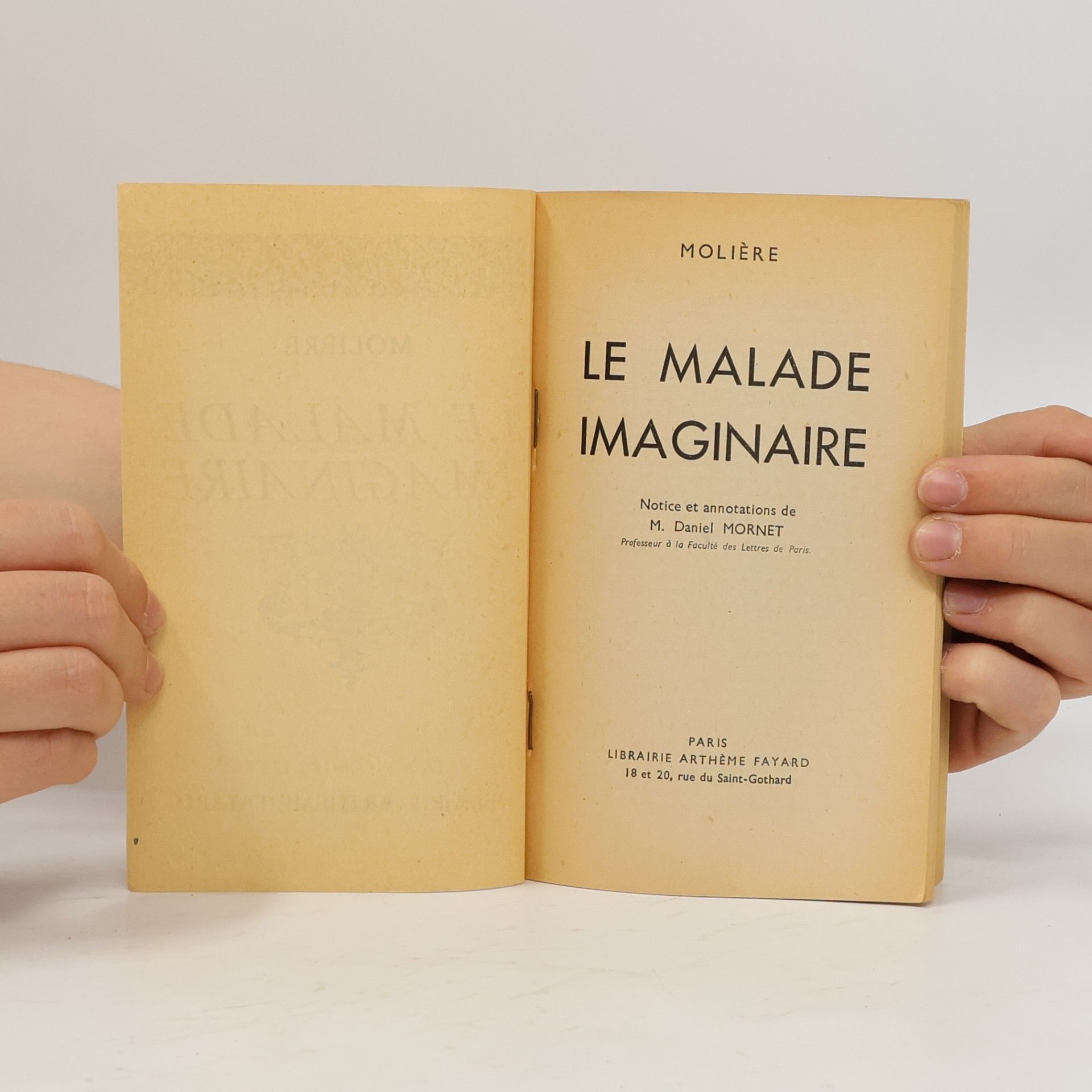 Molière Le malade imaginaire