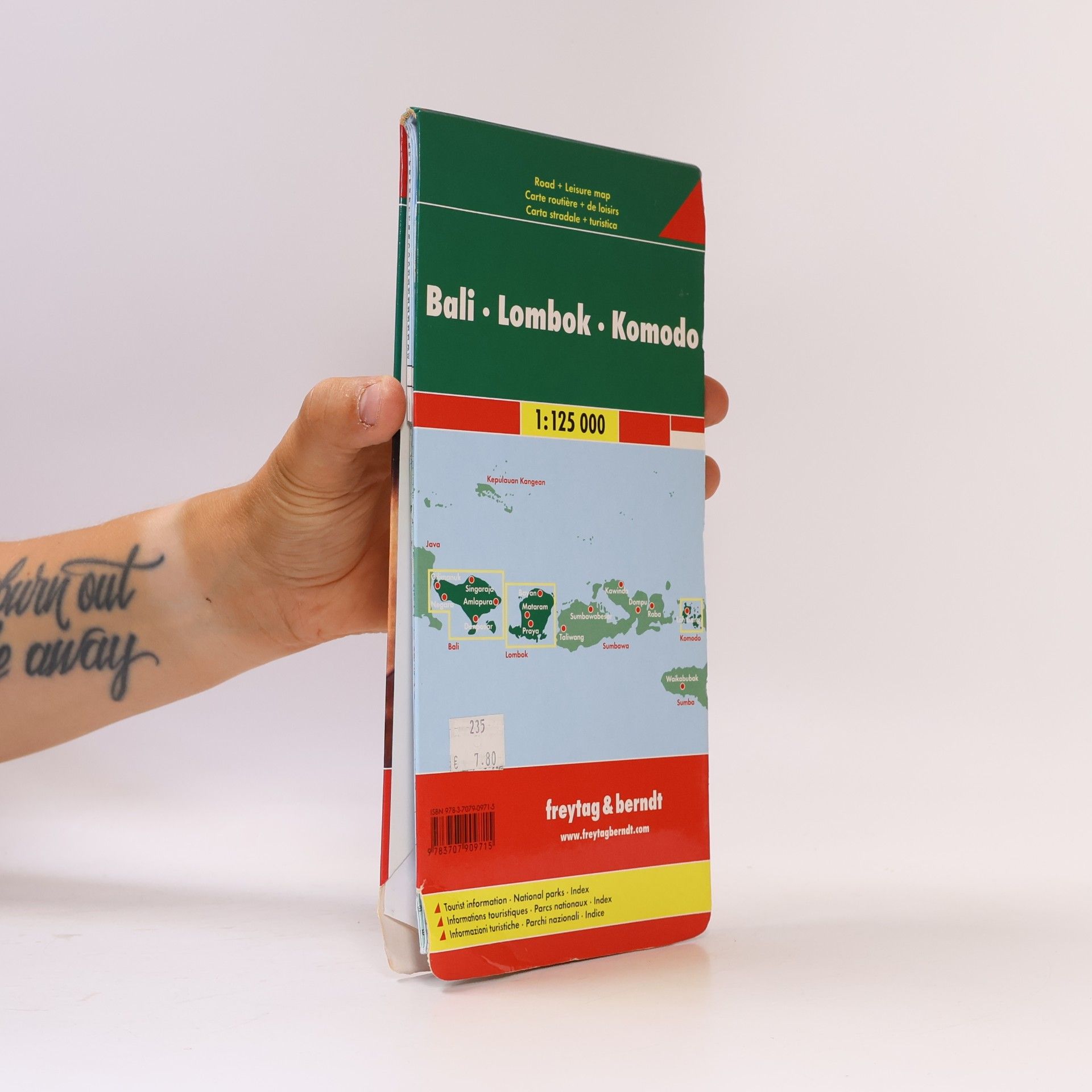 Freytag&Berndt Bali, Lombok, Komodo 1:125 000/automapa