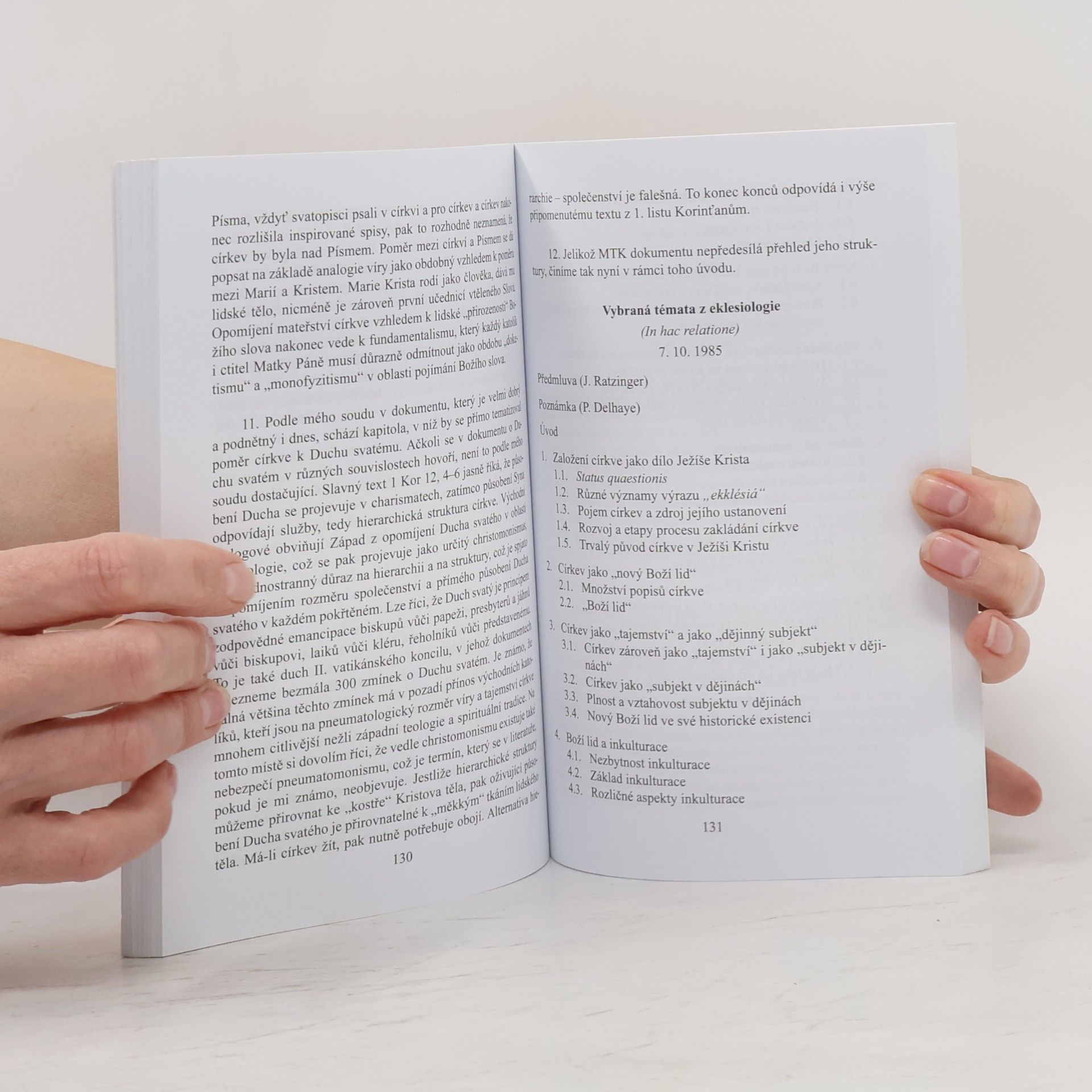 Auteurscollectief Dokumenty Mezinárodní teologické komise věnované eklesiologii a svátostem do roku 1995 a dokument Papežské biblické komi