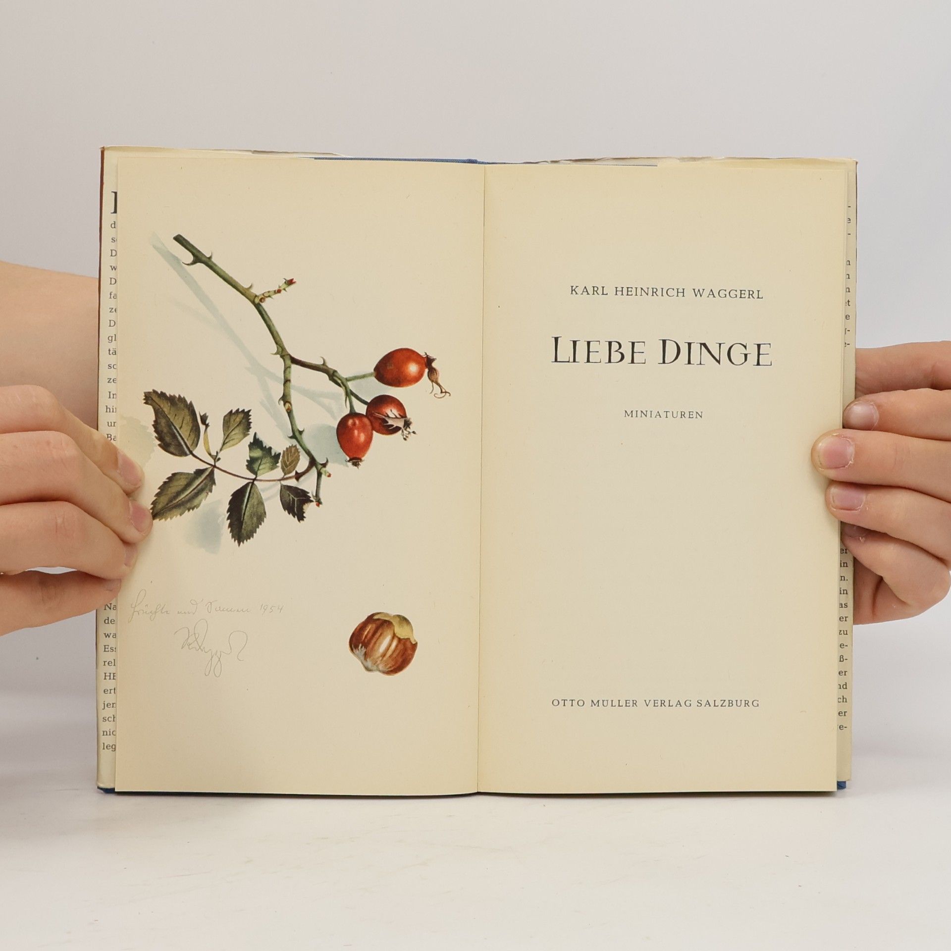 Karl Heinrich Waggerl Liebe Dinge
