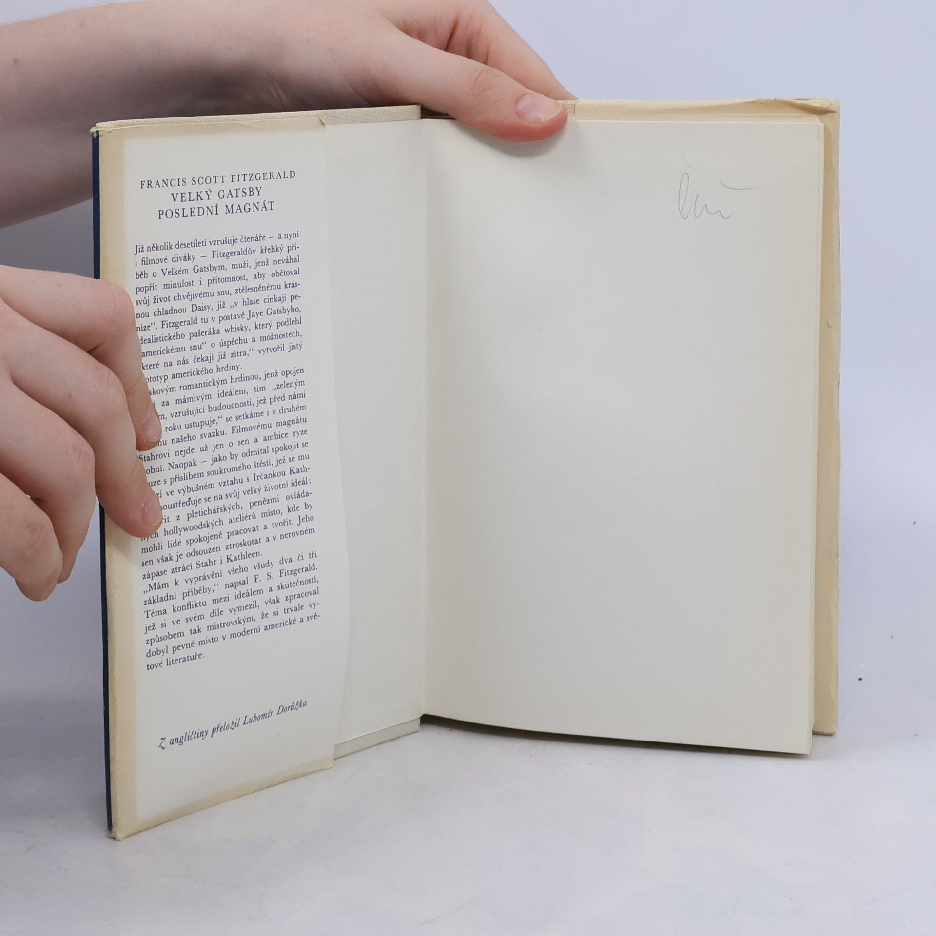 Francis Scott Fitzgerald Velký Gatsby. Poslední magnát