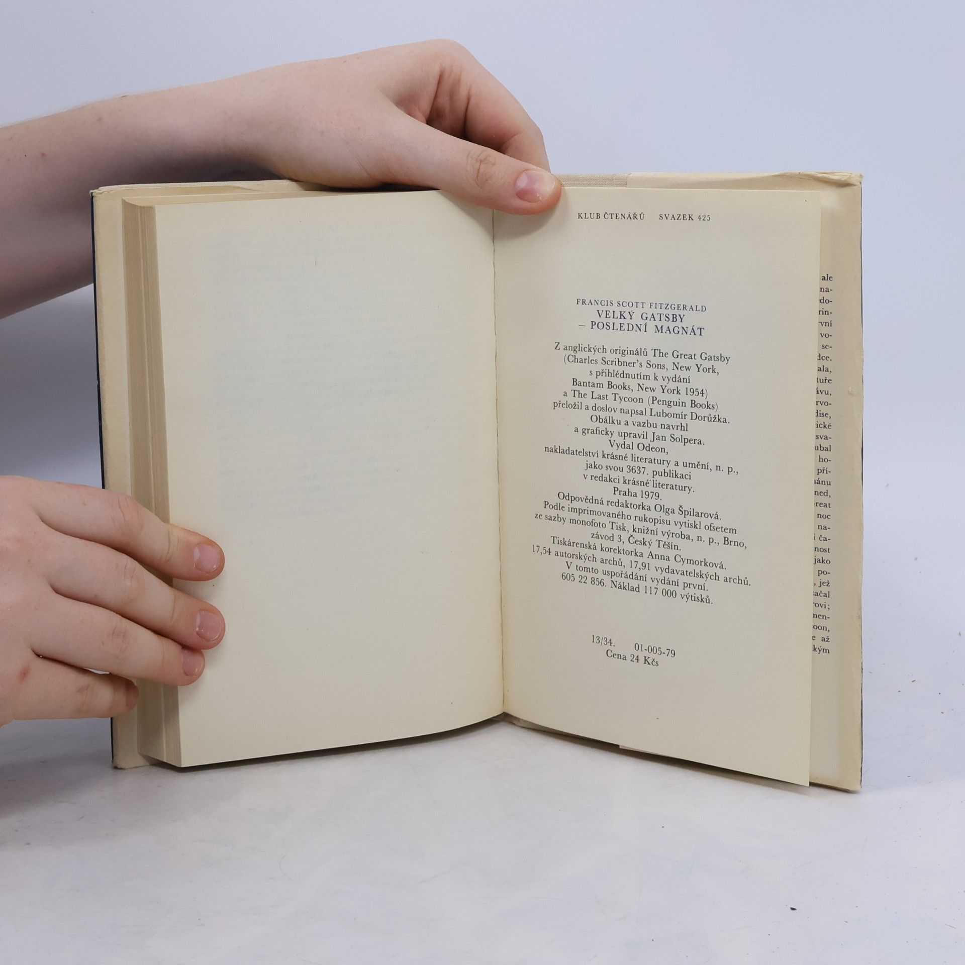 Francis Scott Fitzgerald Velký Gatsby. Poslední magnát